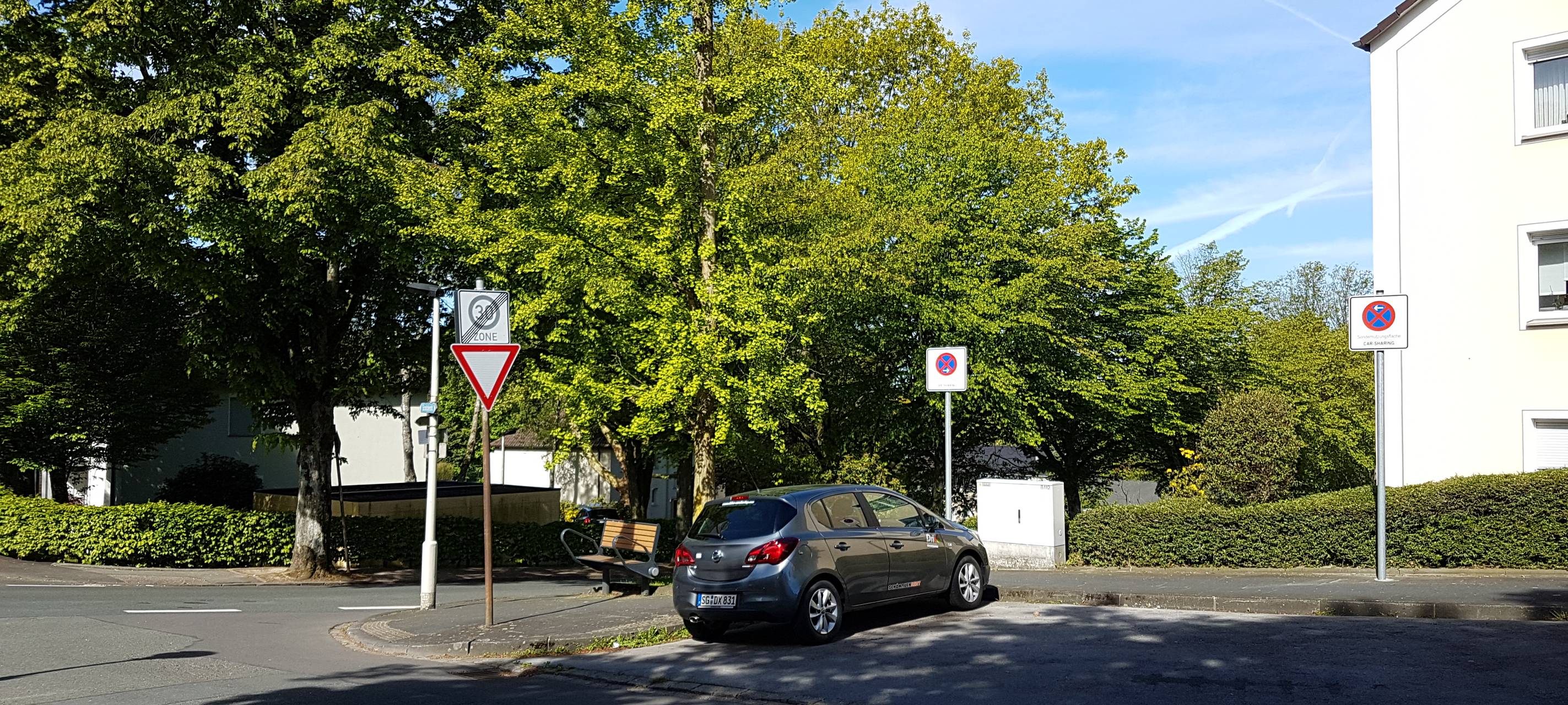 Weniger Carsharing-plätze in Solingen