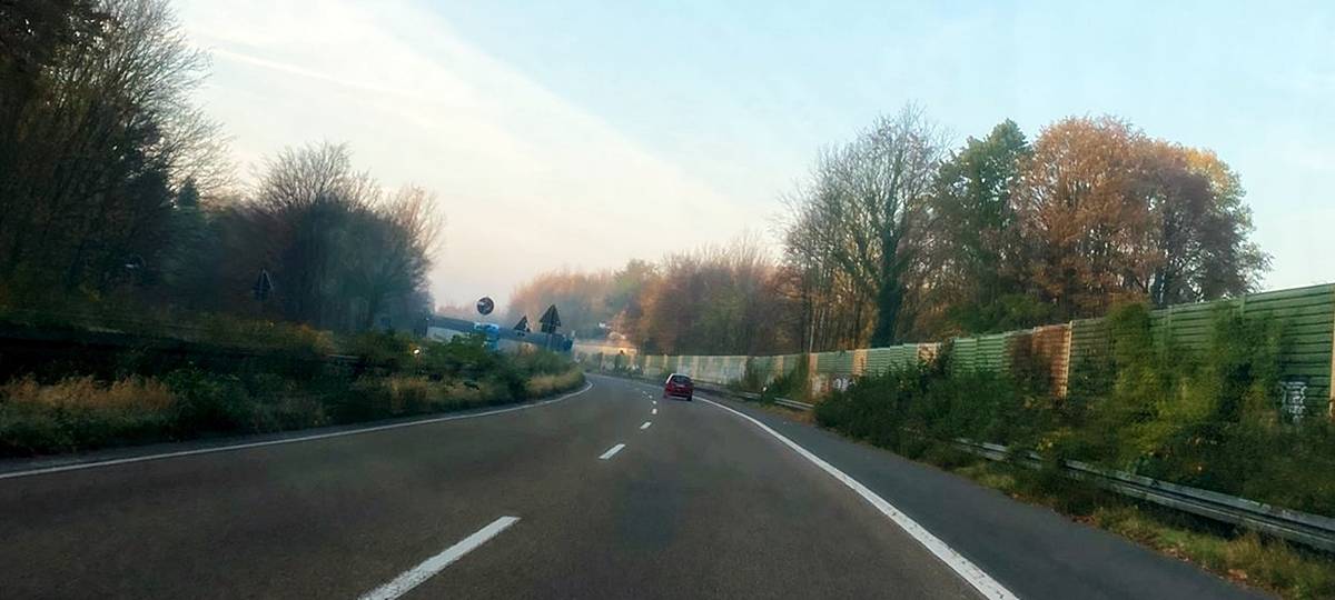 Freie Fahrt auf der "Vieh" in Solingen