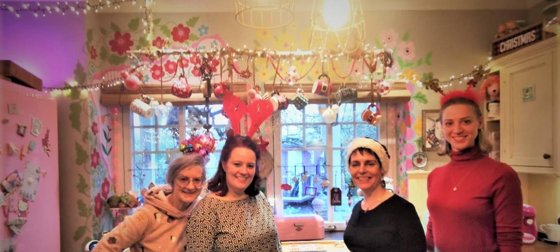 Das Rosa-Weihnachtshaus in Solingen-Burg