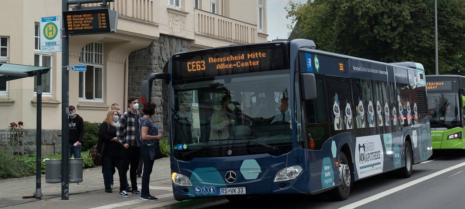 Busse in Remscheid fahren wieder häufiger