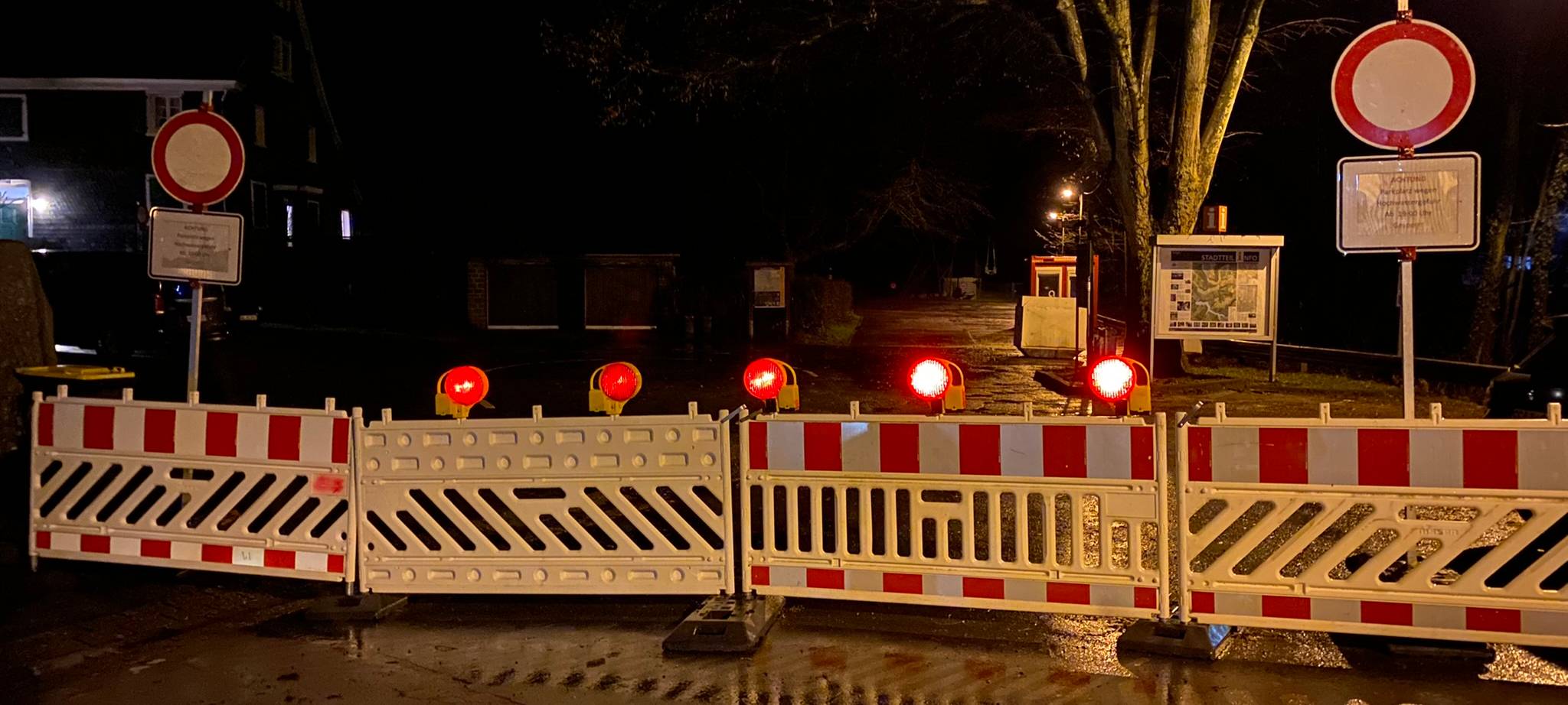 Hangarbeiten an der Morsbachtalstraße kommen voran