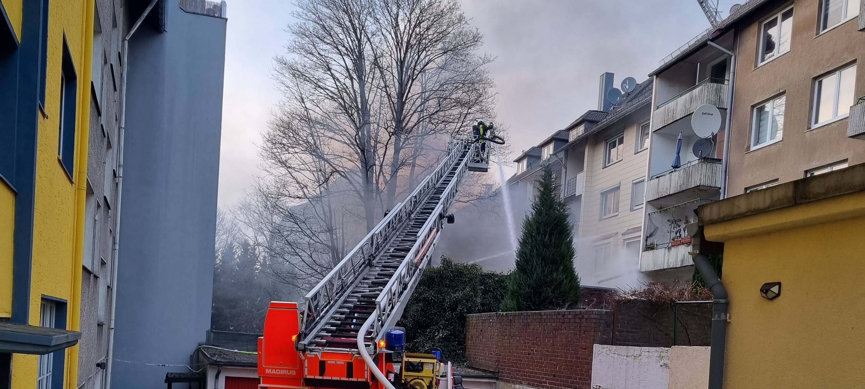 Ein Verletzter bei Brand in Remscheid
