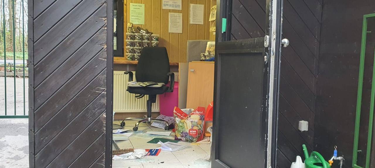 Solingen: Einbruch in Fauna und Vogel- und Tierpark