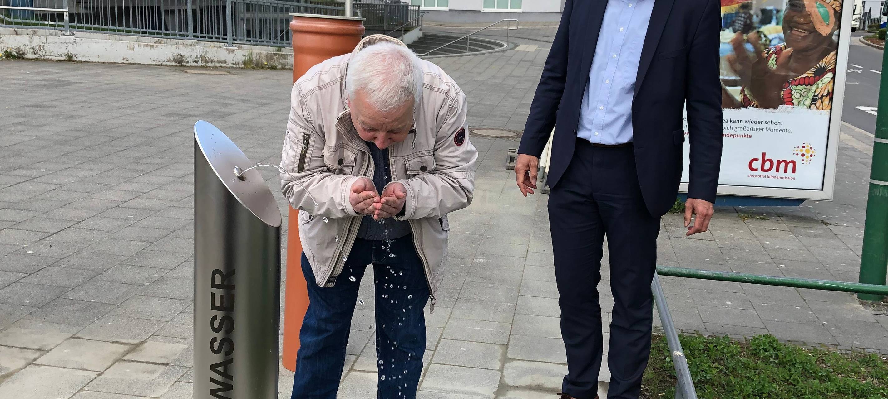 Trinkwasserbrunnen in Remscheid-Lennep macht Winterpause
