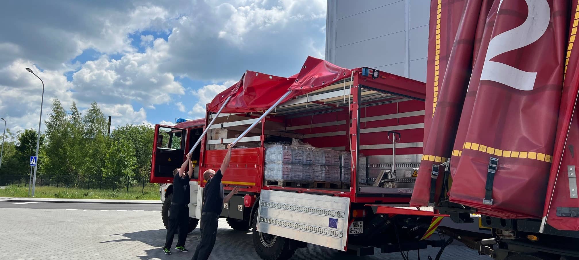 Solinger Hilfstransporter in Polen angekommen