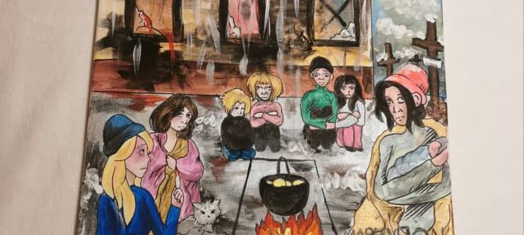 Bilder von 12-jähriger Ukrainerin werden für den guten Zweck verkauft