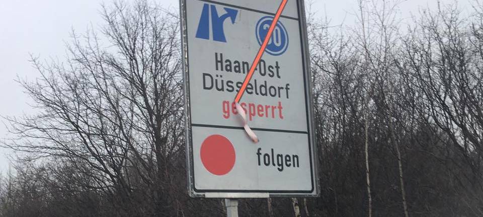 A46 bei Wuppertal übers Wochenende vollgesperrt