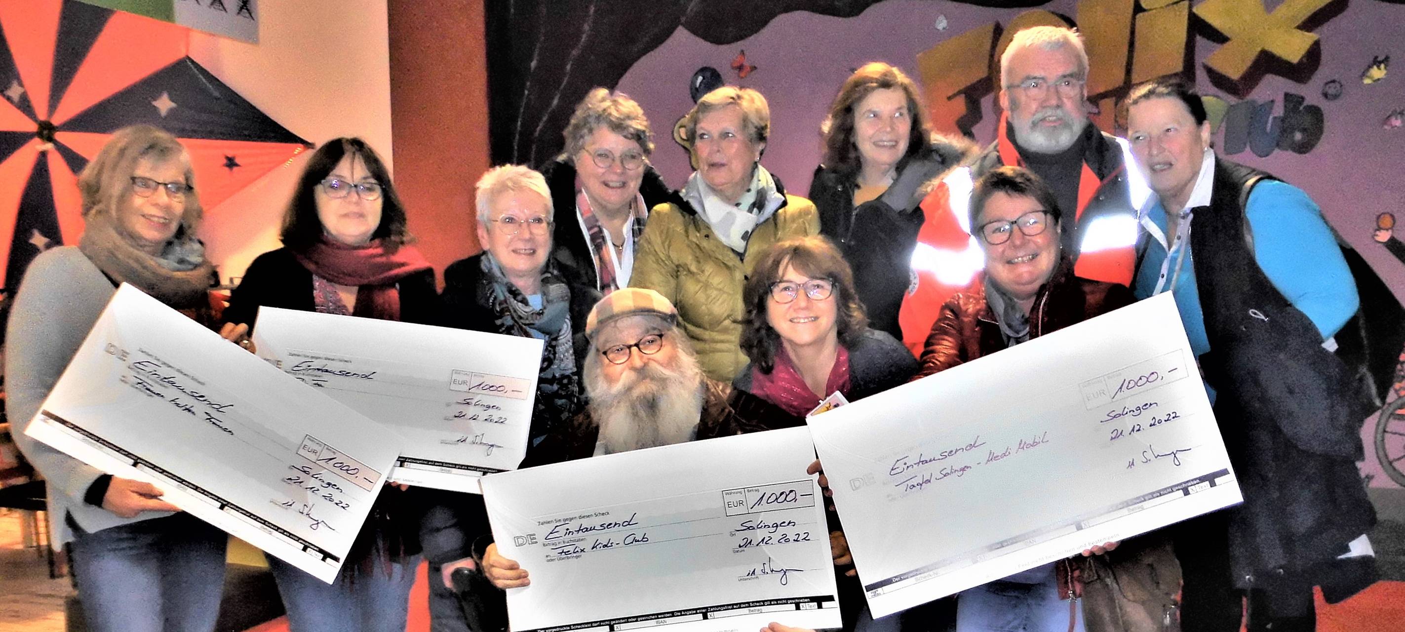 Weihnachtsspende der Gemeinde Sankt Sebastian in Solingen