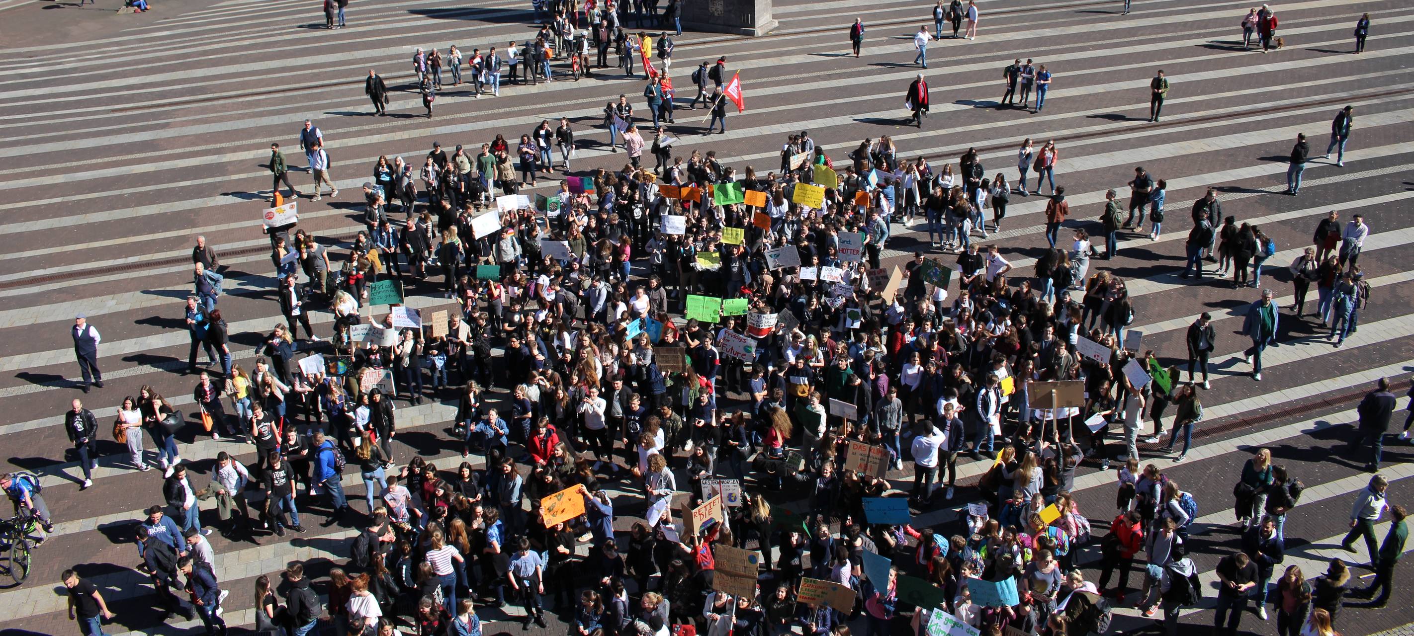 Erste Fridays for Future Demo in Remscheid beendet