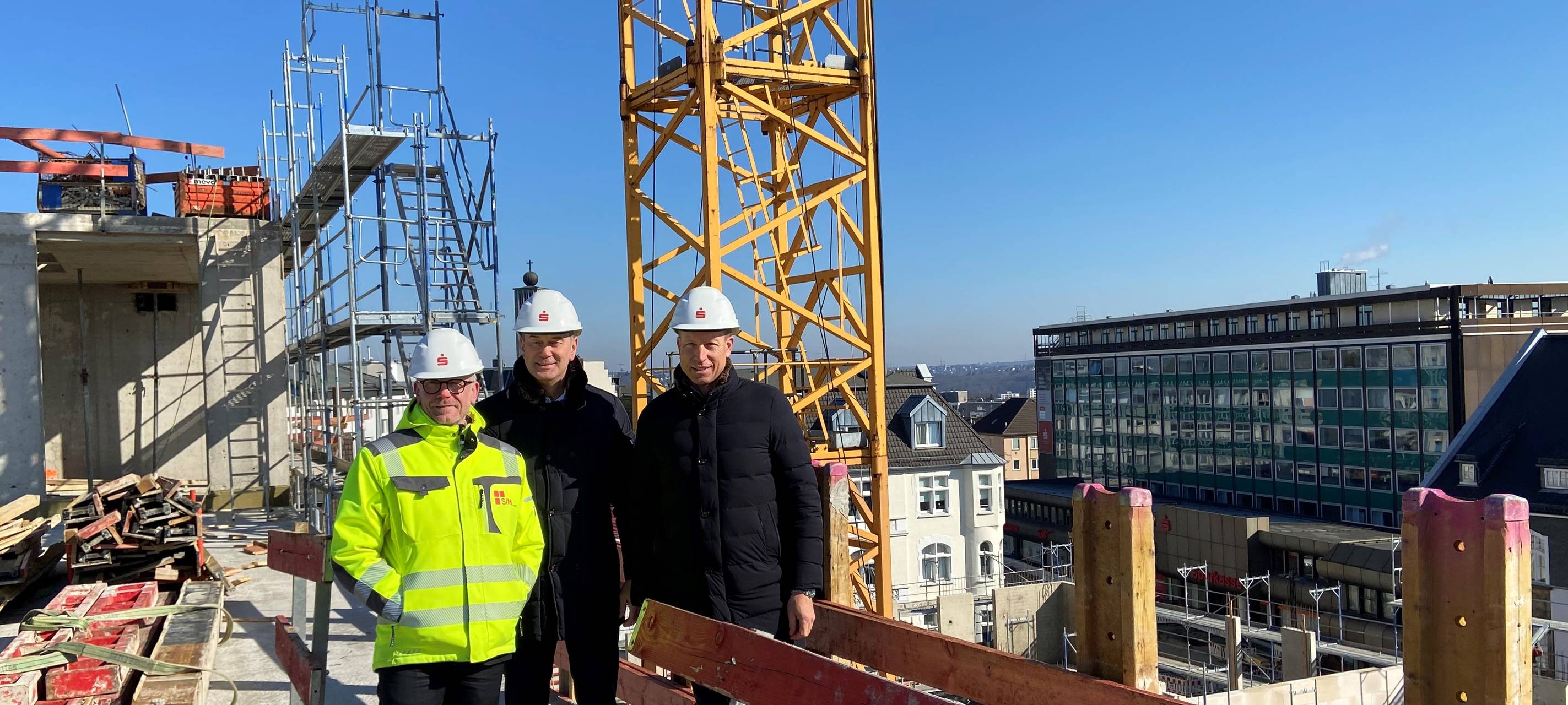 Sparkassen - Neubau im liegt im Zeitplan