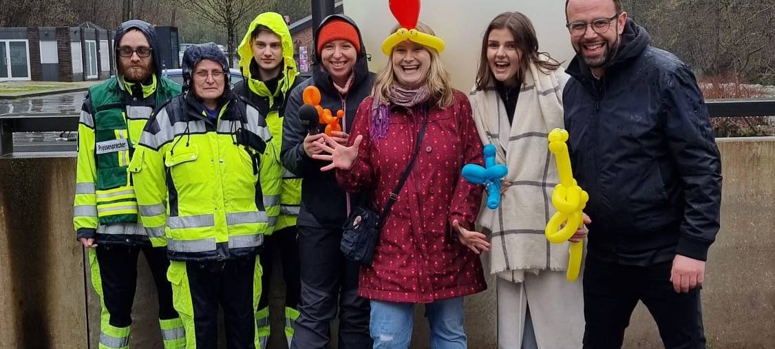 April, April: Mysteriöser Ballon im Brückenpark entdeckt
