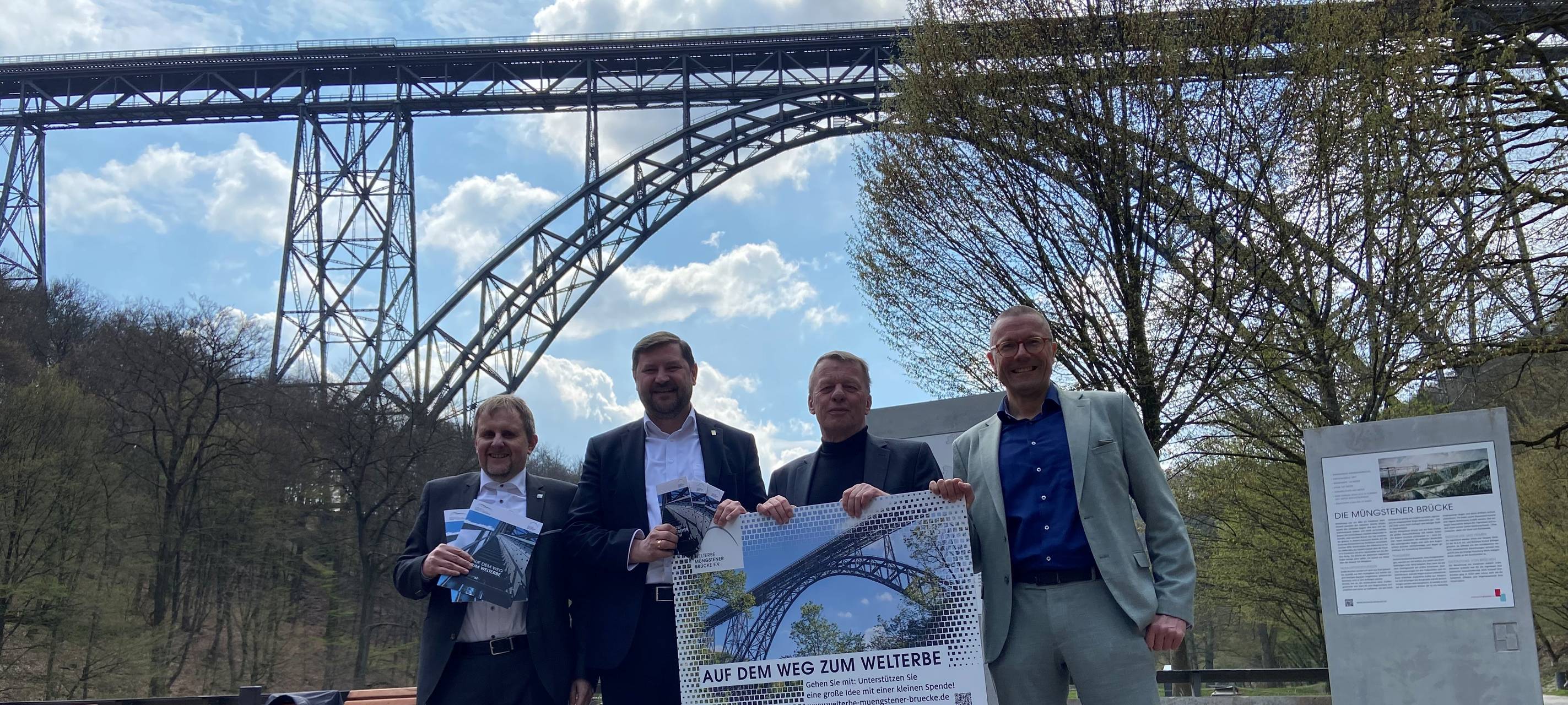 Müngstener Brücke soll Welterbe werden: neue Kampagne