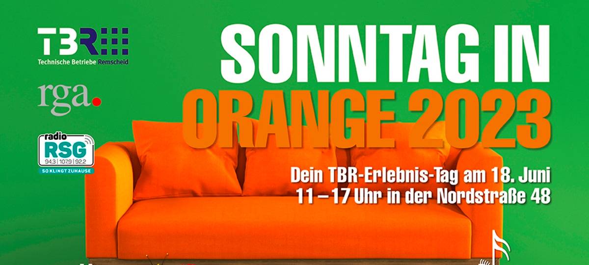 Live dabei: Sonntag in Orange am 18. Juni in Remscheid