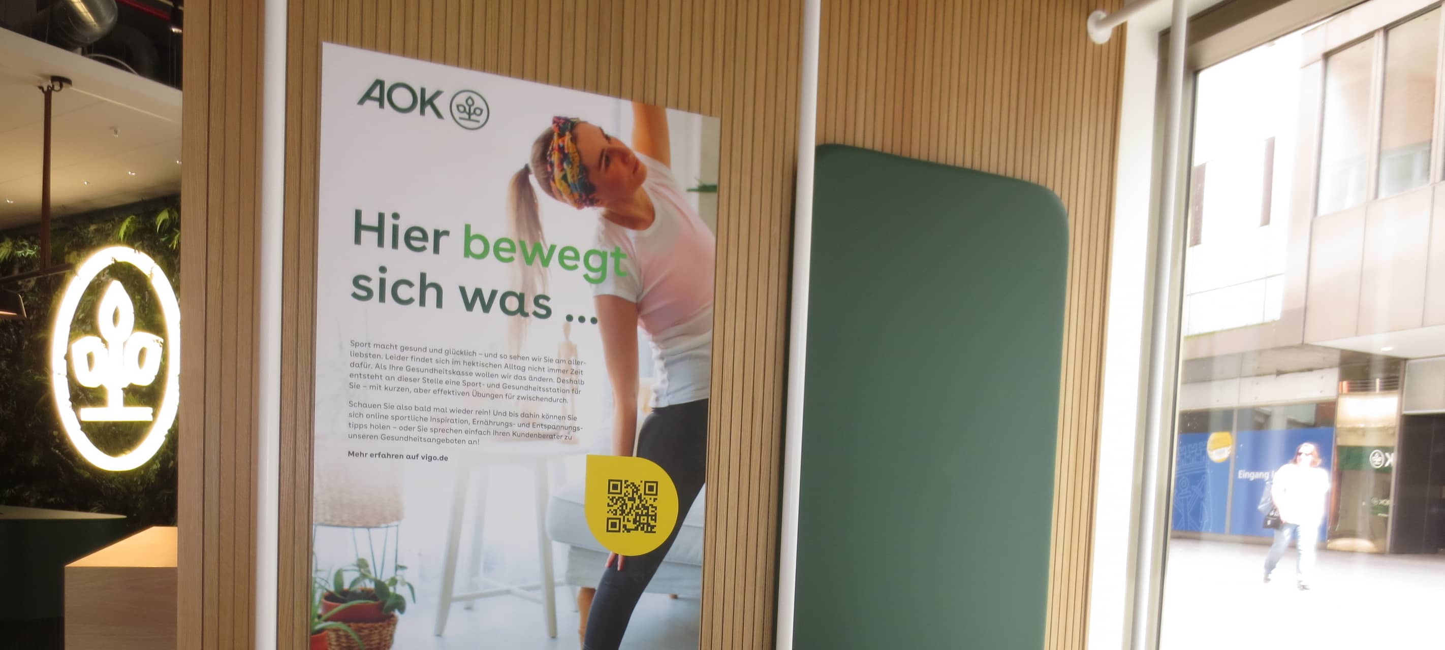 AOK öffnet Kundenzentrum in den Clemens-Galerien