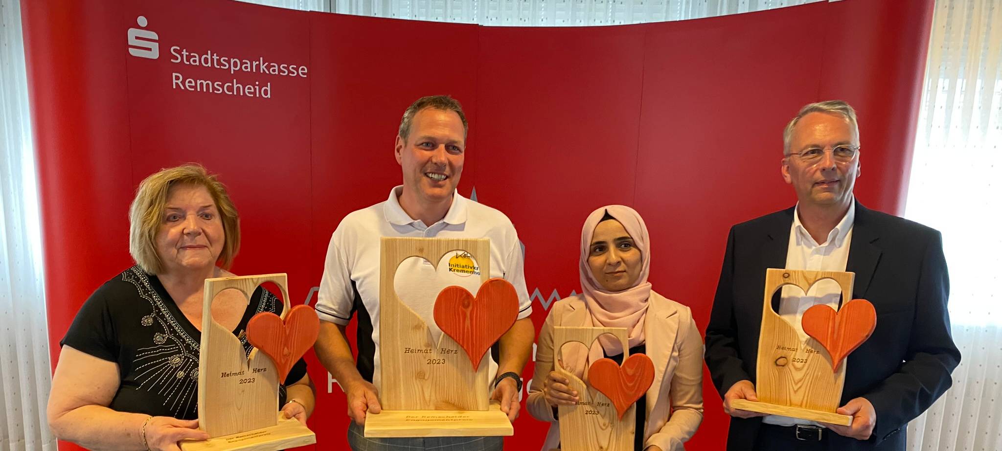 Remscheider HeimatHerz für Arndt Köhler und Gabi Leitzbach