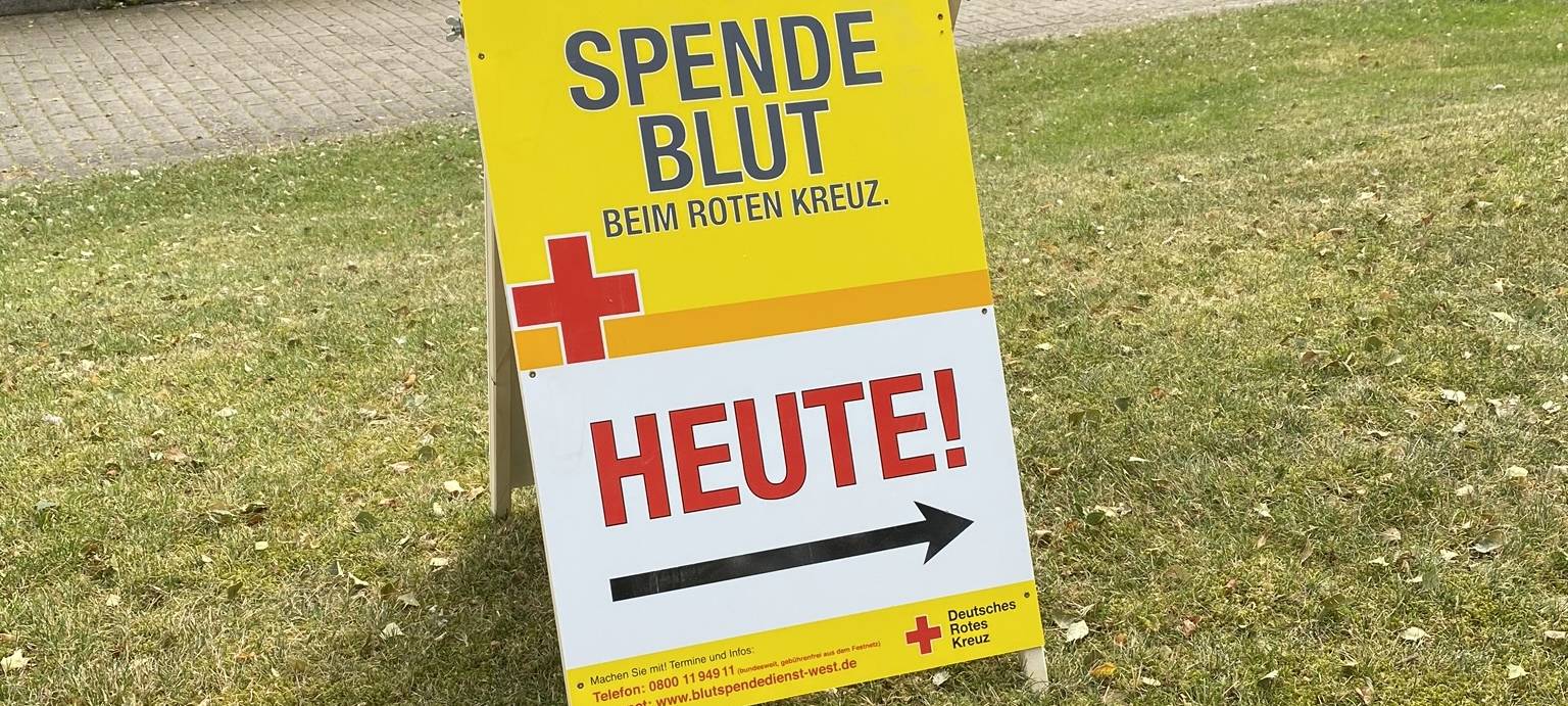 DRK hofft auf viele Blutspender beim "Marathon" in Solingen