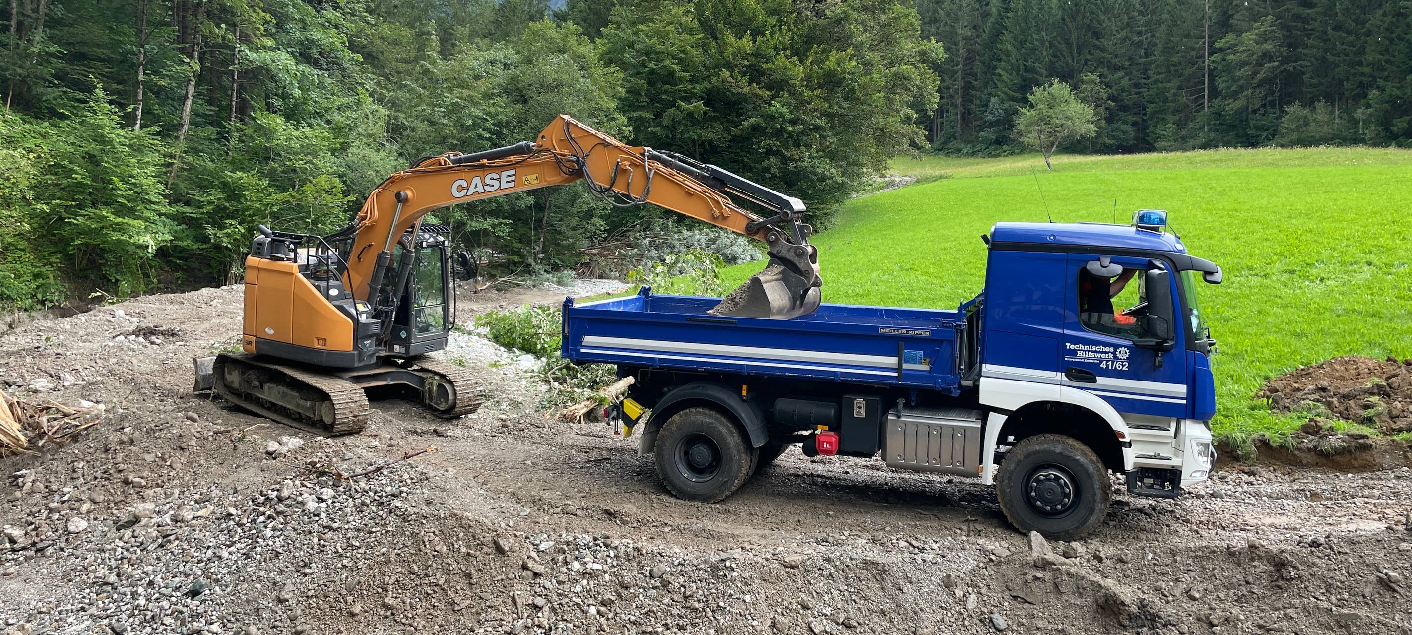 Nach Überschwemmungen in Slowenien: THW im Einsatz