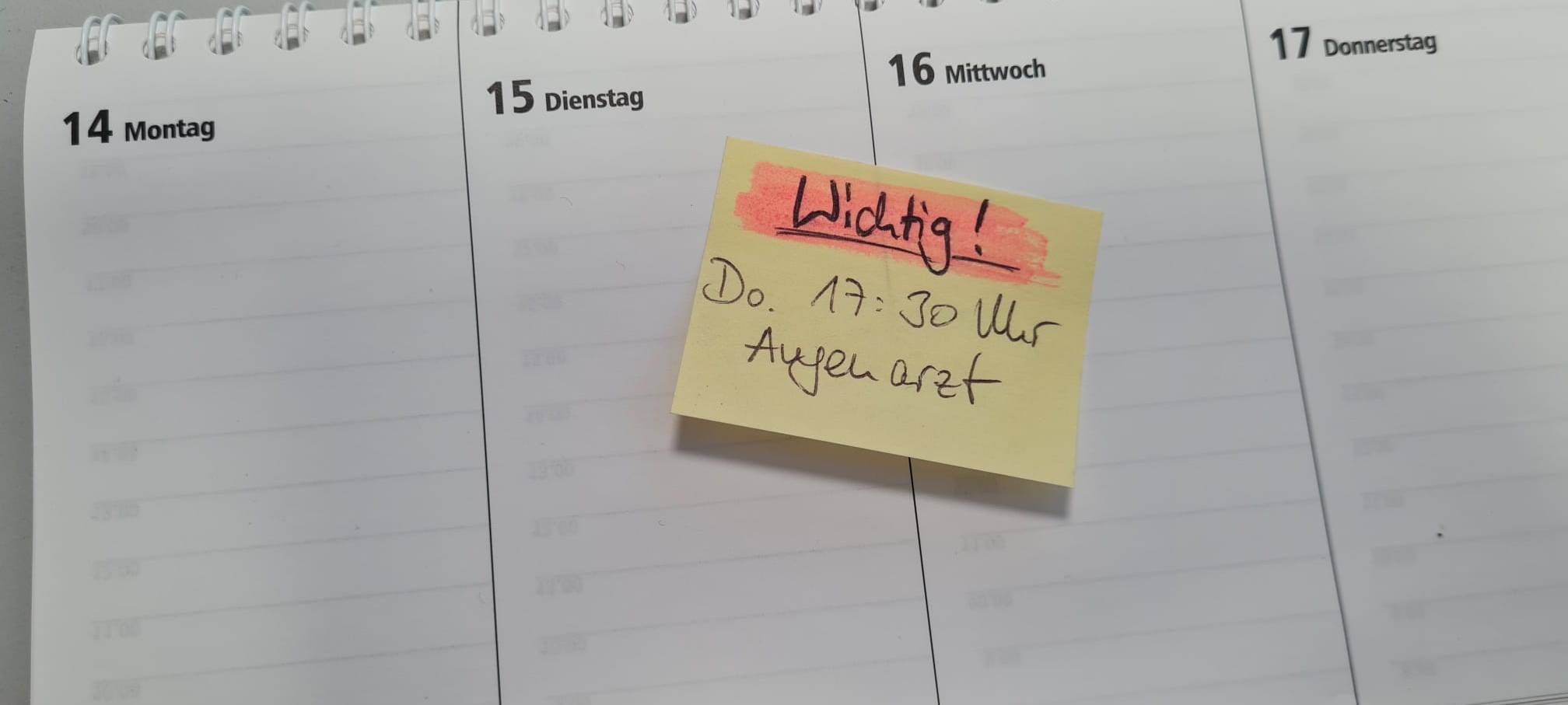 Erinnerungshilfen im Alltag