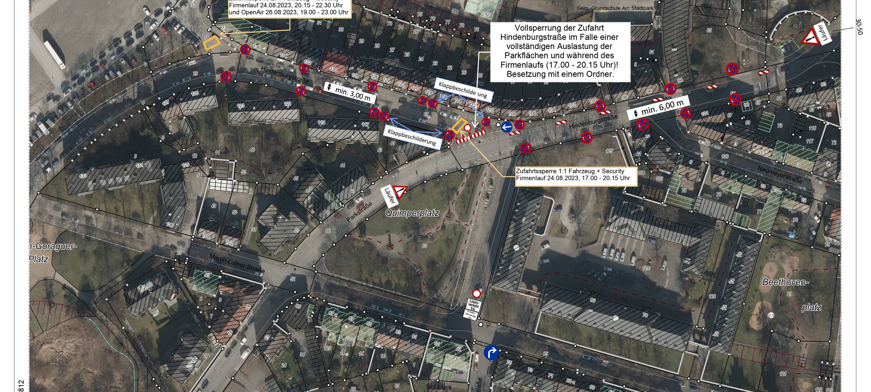 EWR - Firmenlauf startet heute: hier wird gesperrt
