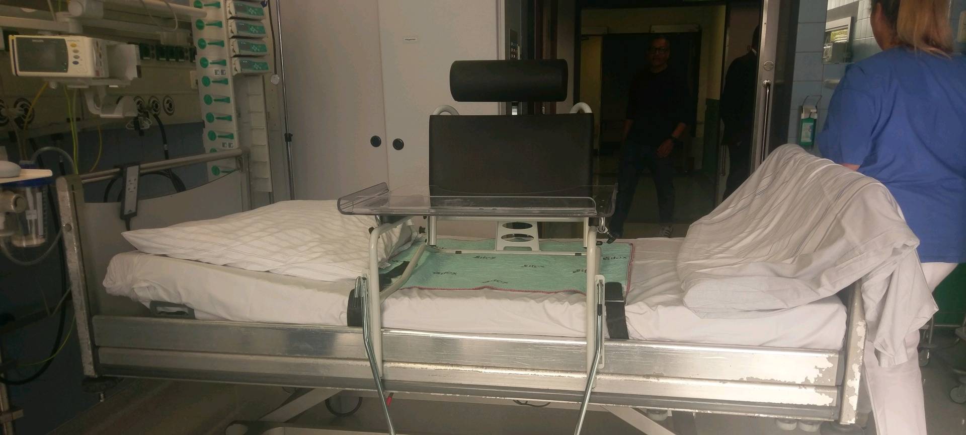 Ein Querbett-Sessel im Klinikum Solingen