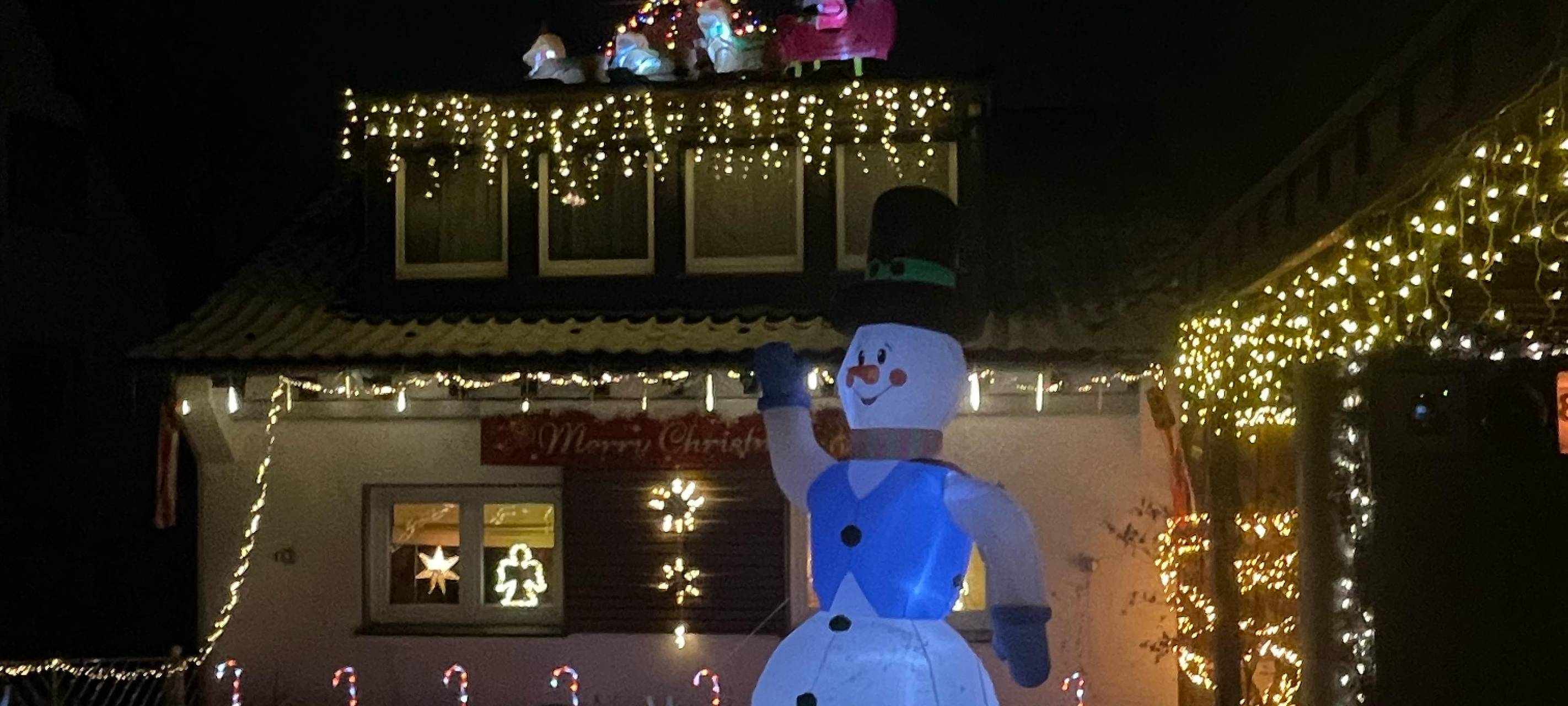 Weihnachtshaus in Solingen Ohligs