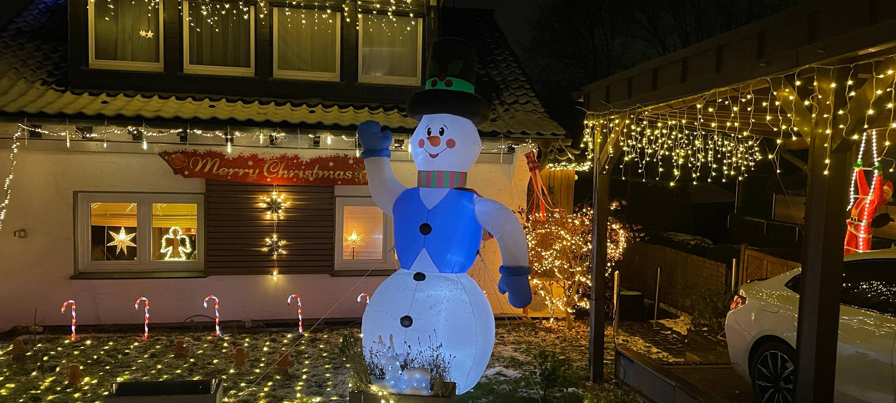 Weihnachtshaus in Solingen Ohligs