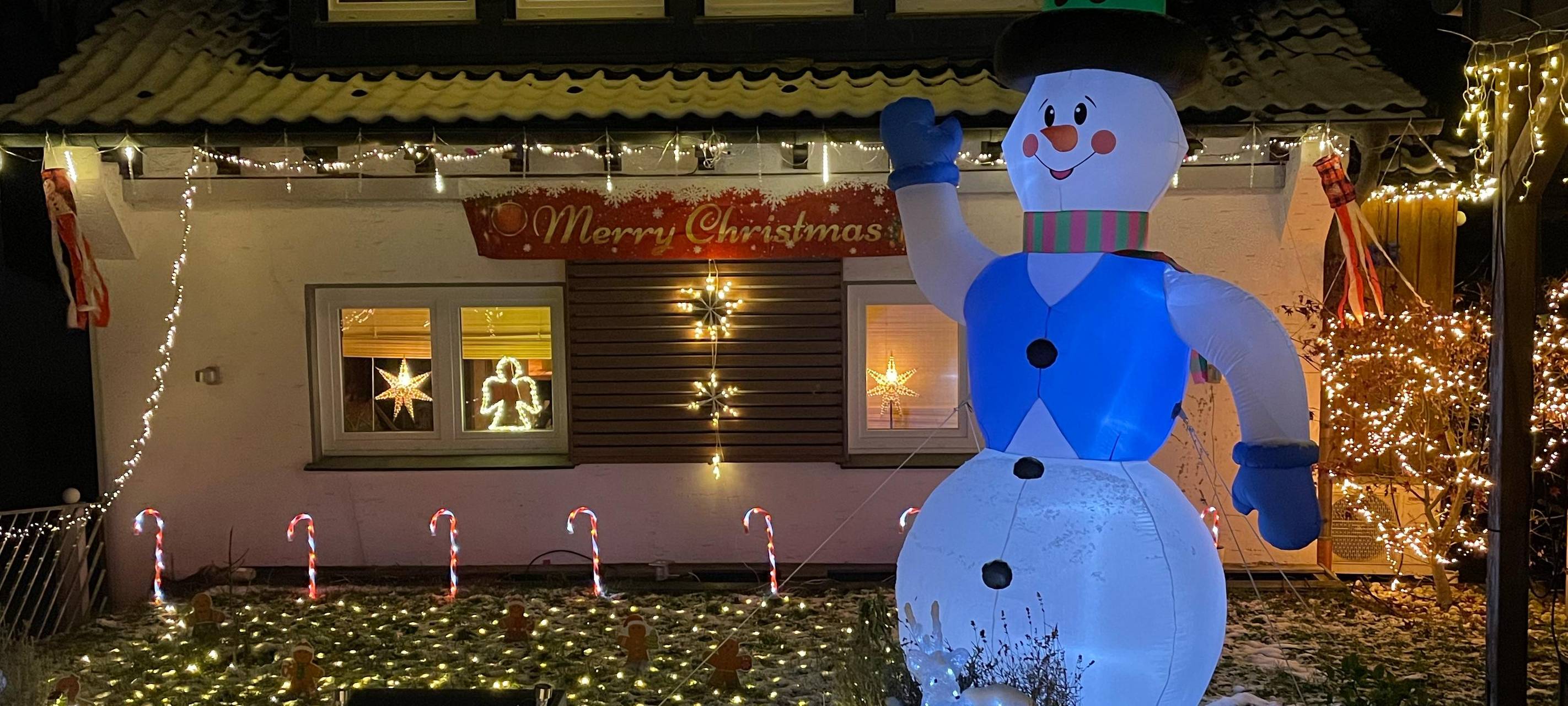 Weihnachtshaus in Solingen Ohligs
