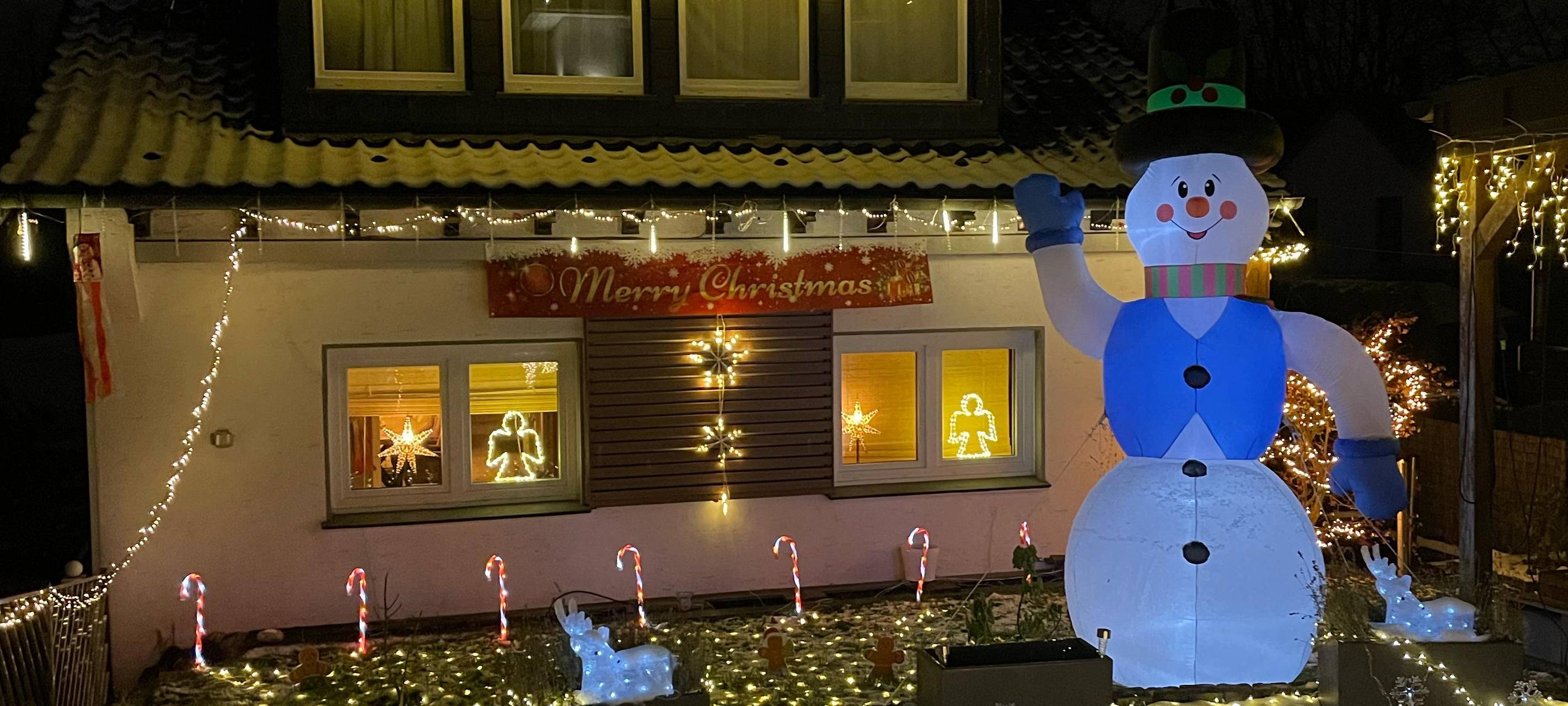 Weihnachtshaus in Solingen Ohligs