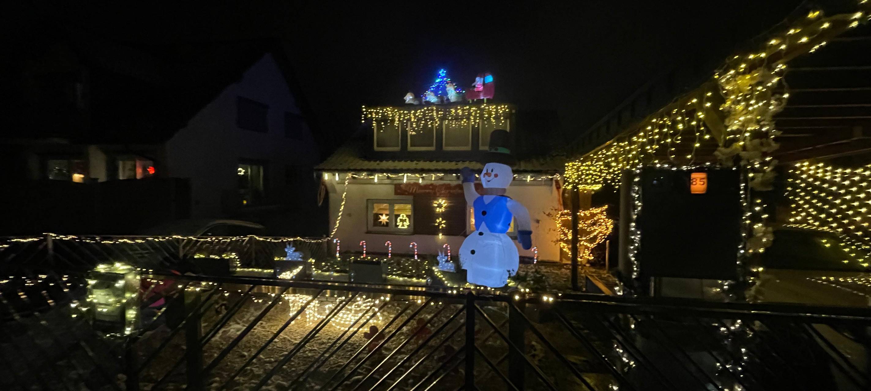 Weihnachtshaus in Solingen Ohligs