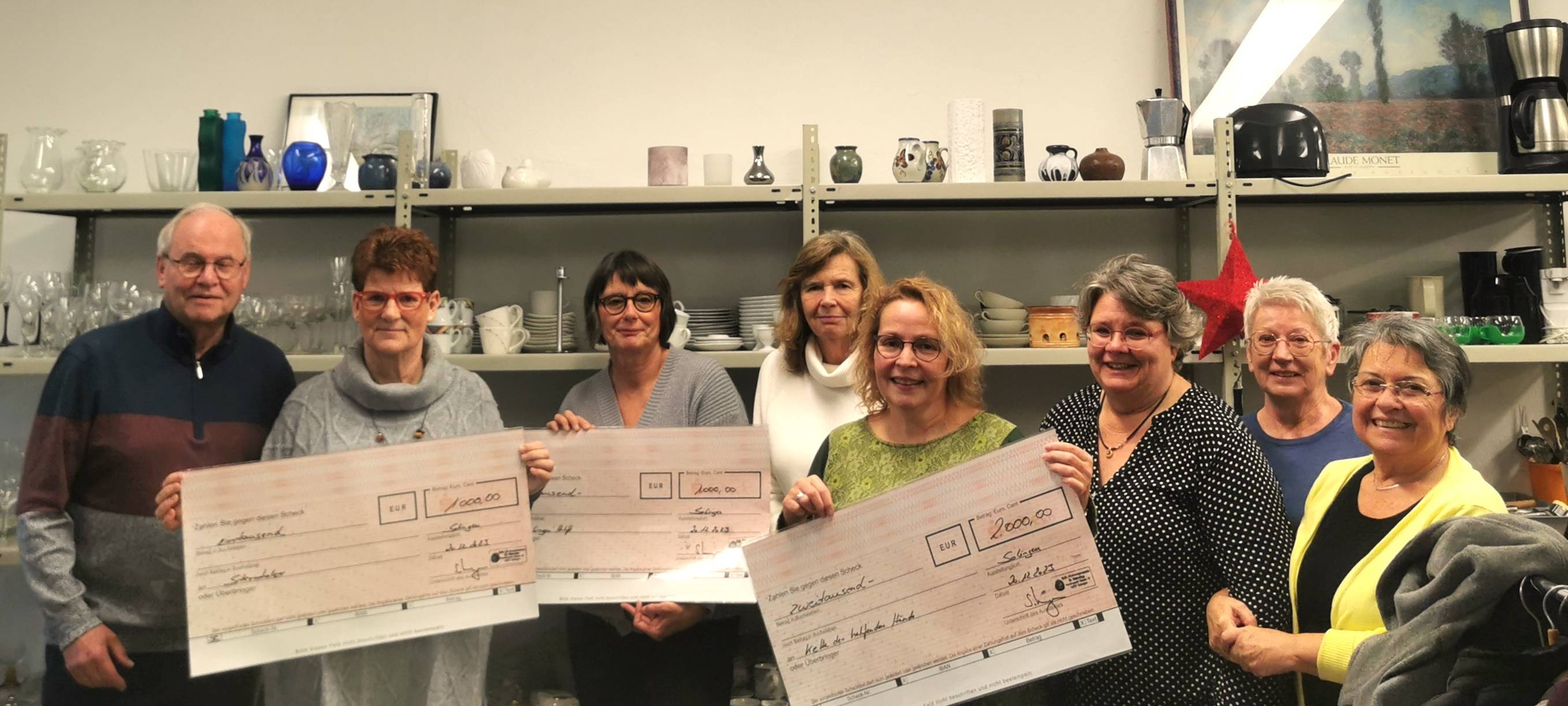 Spenden der Kleiderkammer