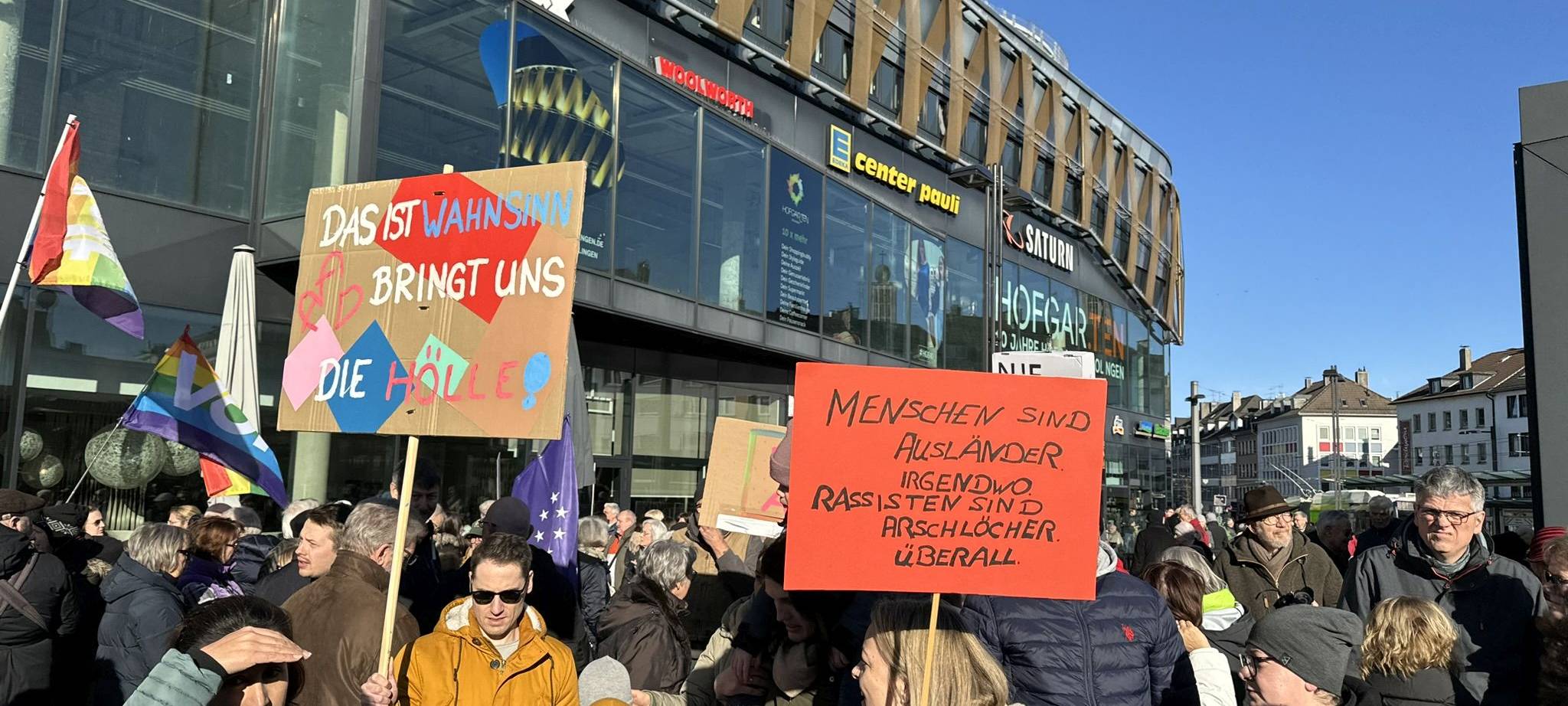 Solingen: Über 5.000 Menschen demonstrieren gegen Rassismus