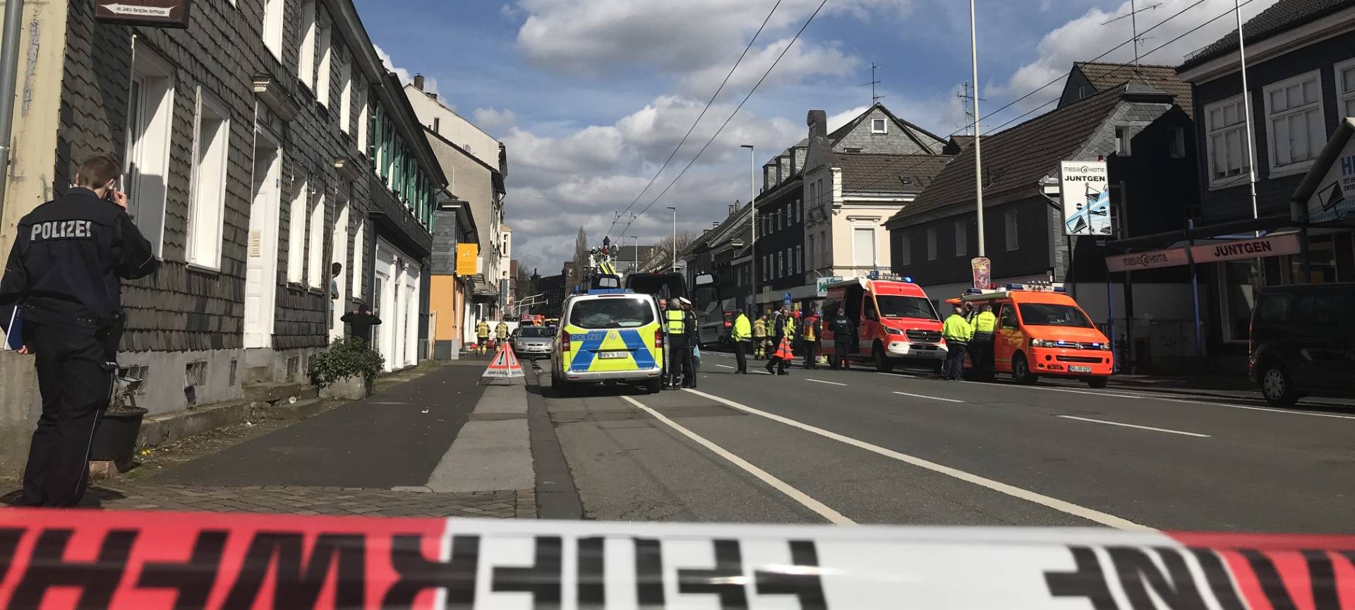 Vier Tote bei Großbrand in Solingen