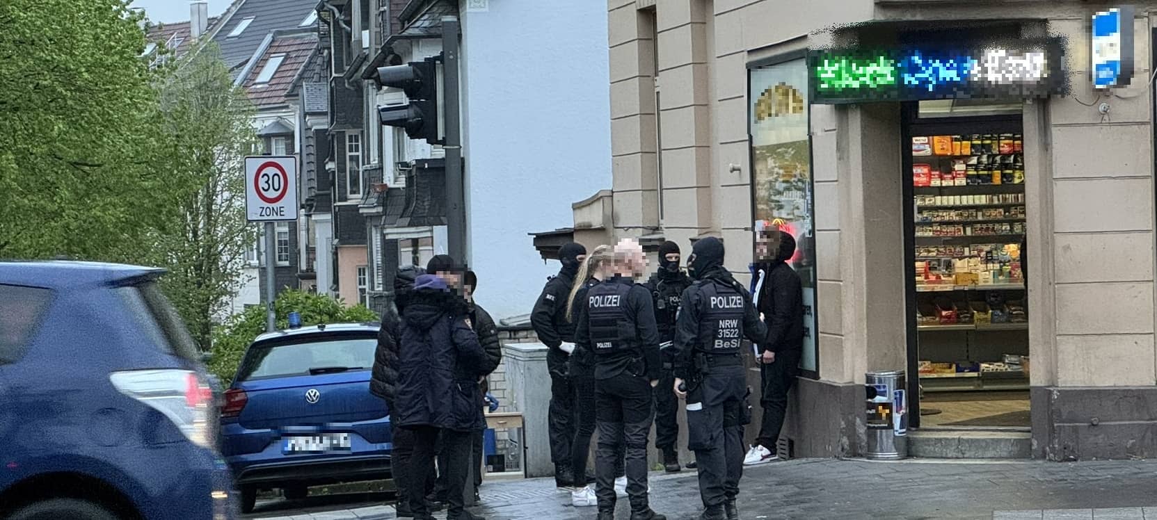 Drogenrazzia in der Solinger Innenstadt