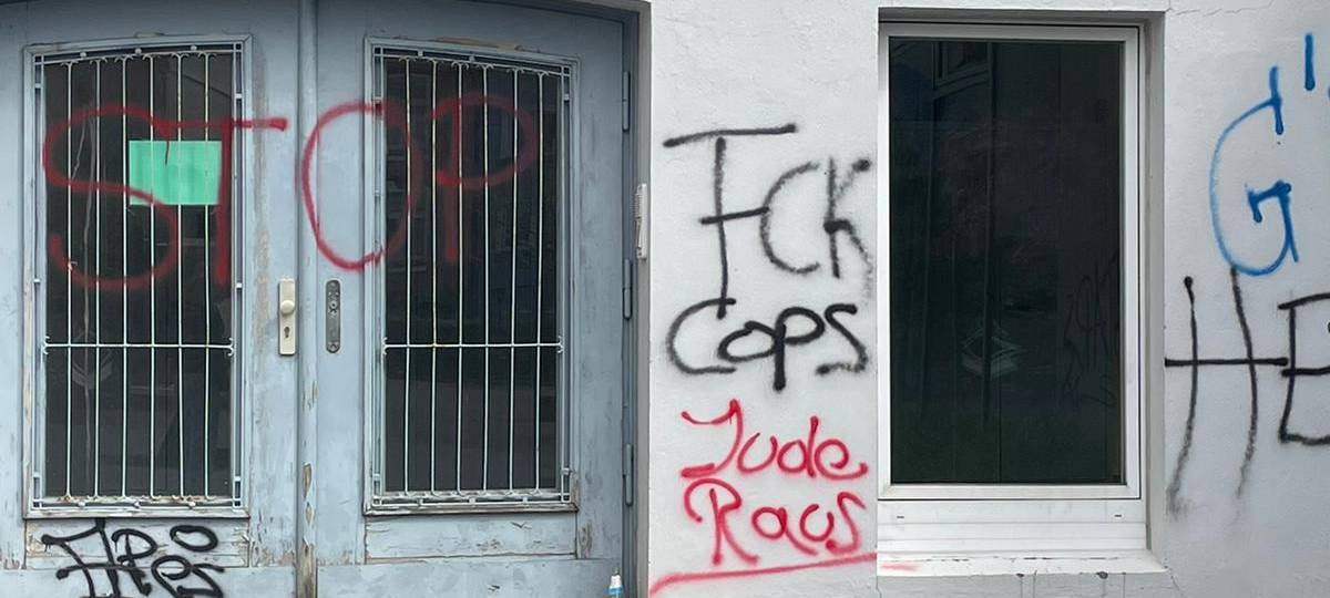 Schule in Remscheid antisemitisch beschmiert