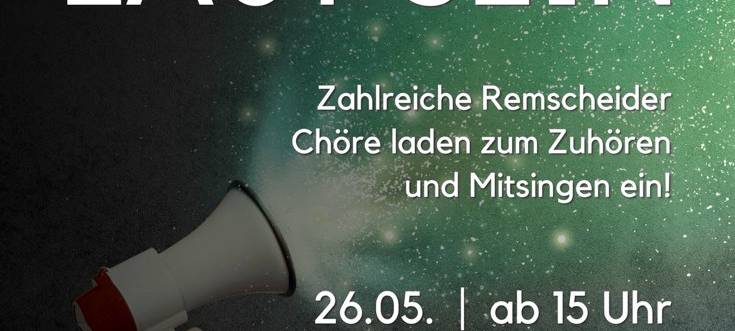 "Laut sein" in Remscheid für Demokratie und Menschenrechte