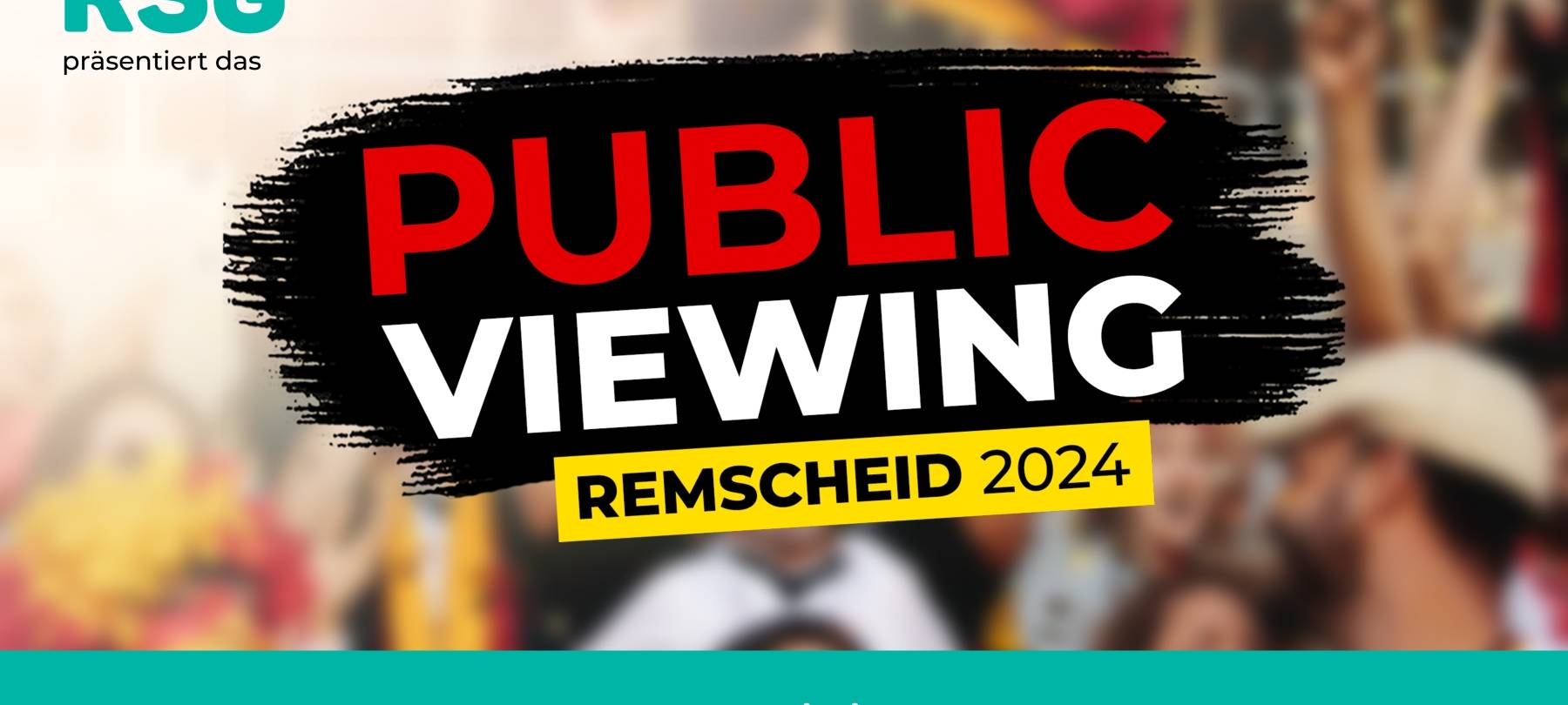 Fußball EM-Finale live beim Public Viewing Remscheid