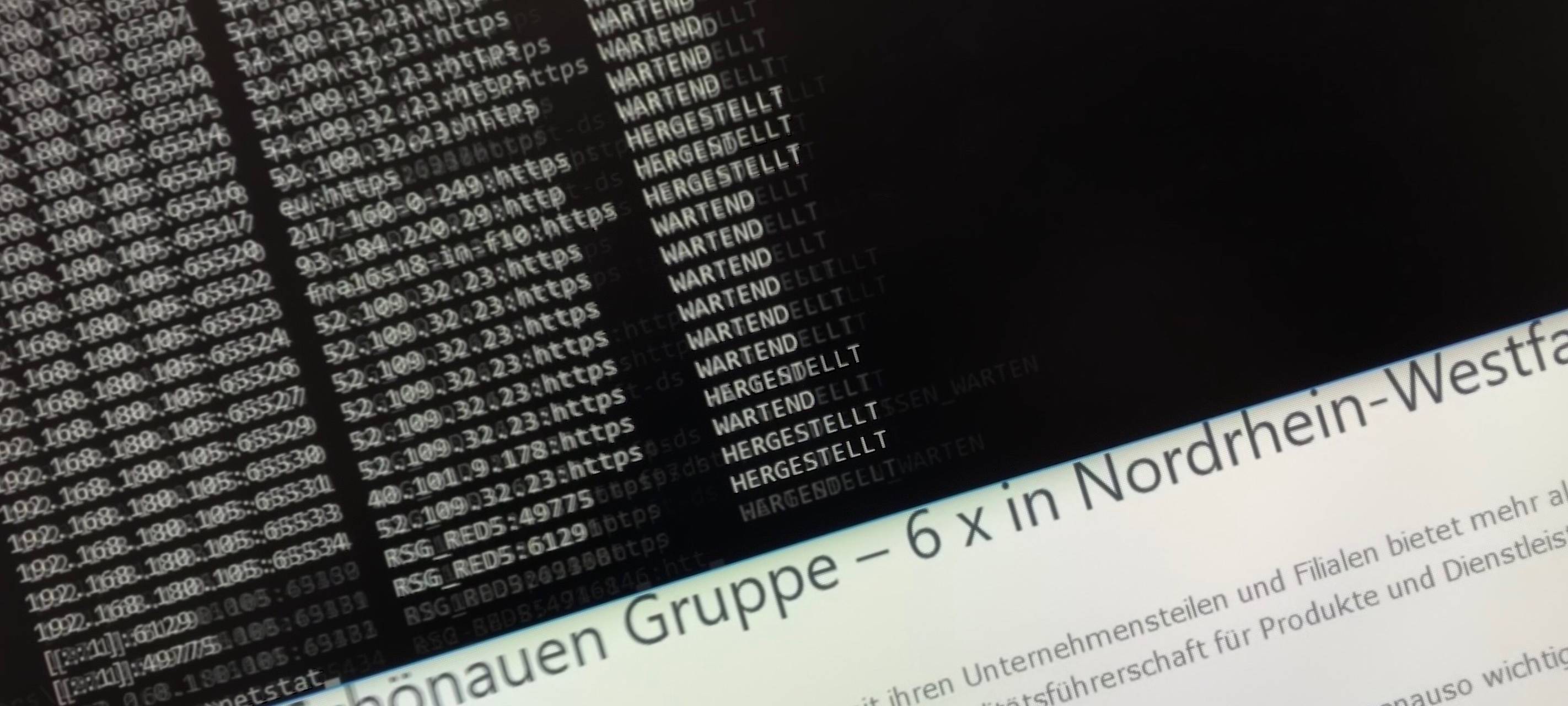 Hackerangriff auf Unternehmen