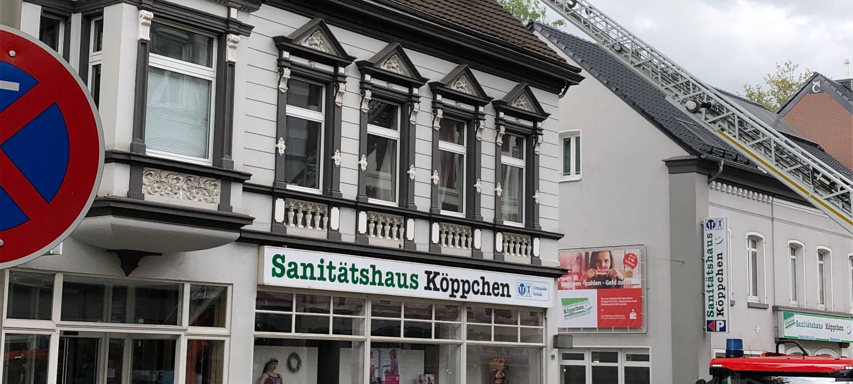 Dachstuhlbrand in Ohligs