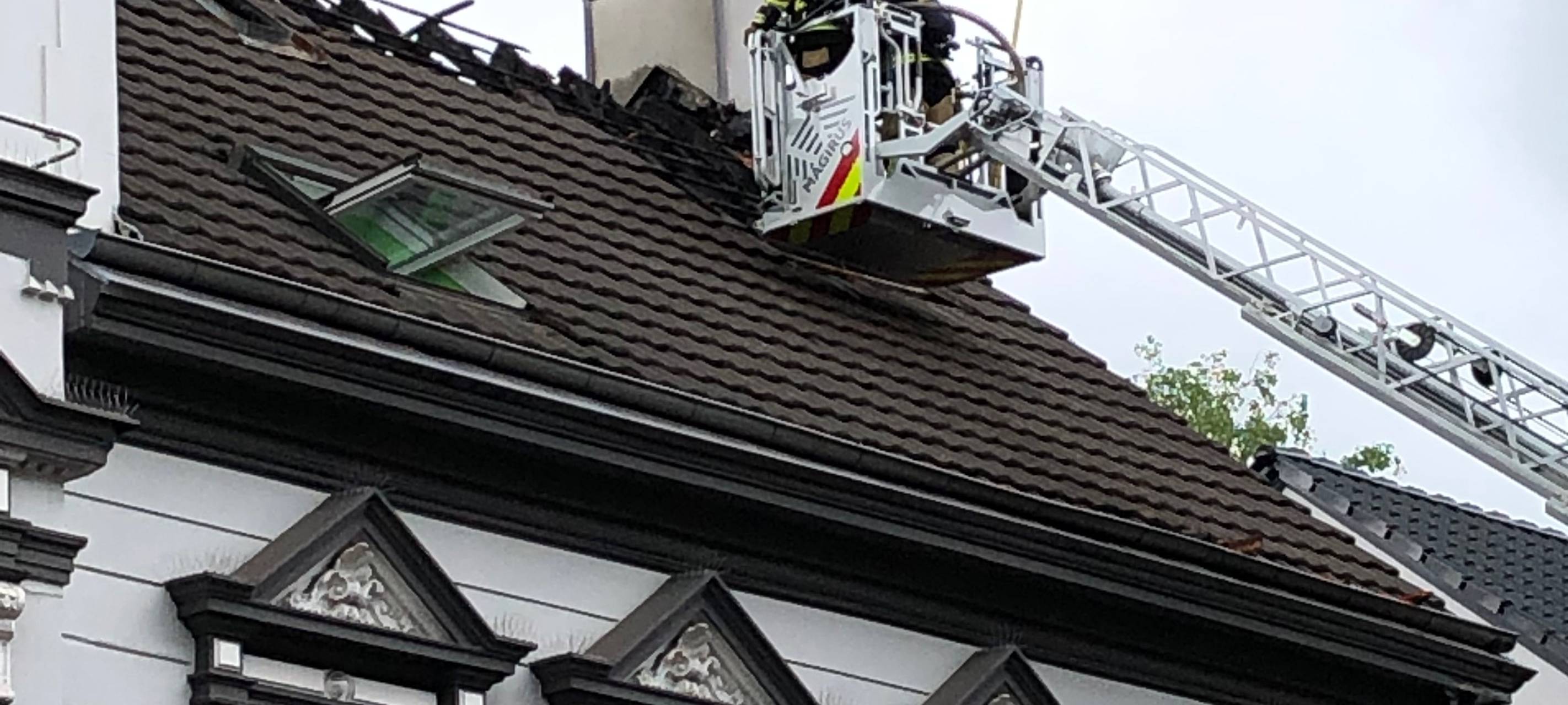 Dachstuhlbrand in Ohligs