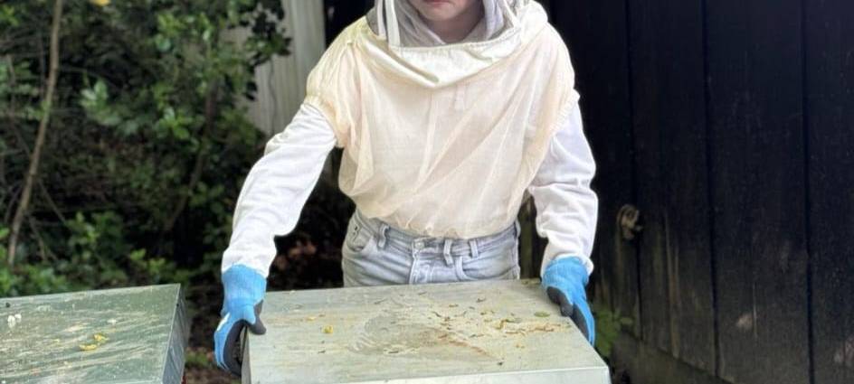 Luis (13) ist Solingens jüngster Imker