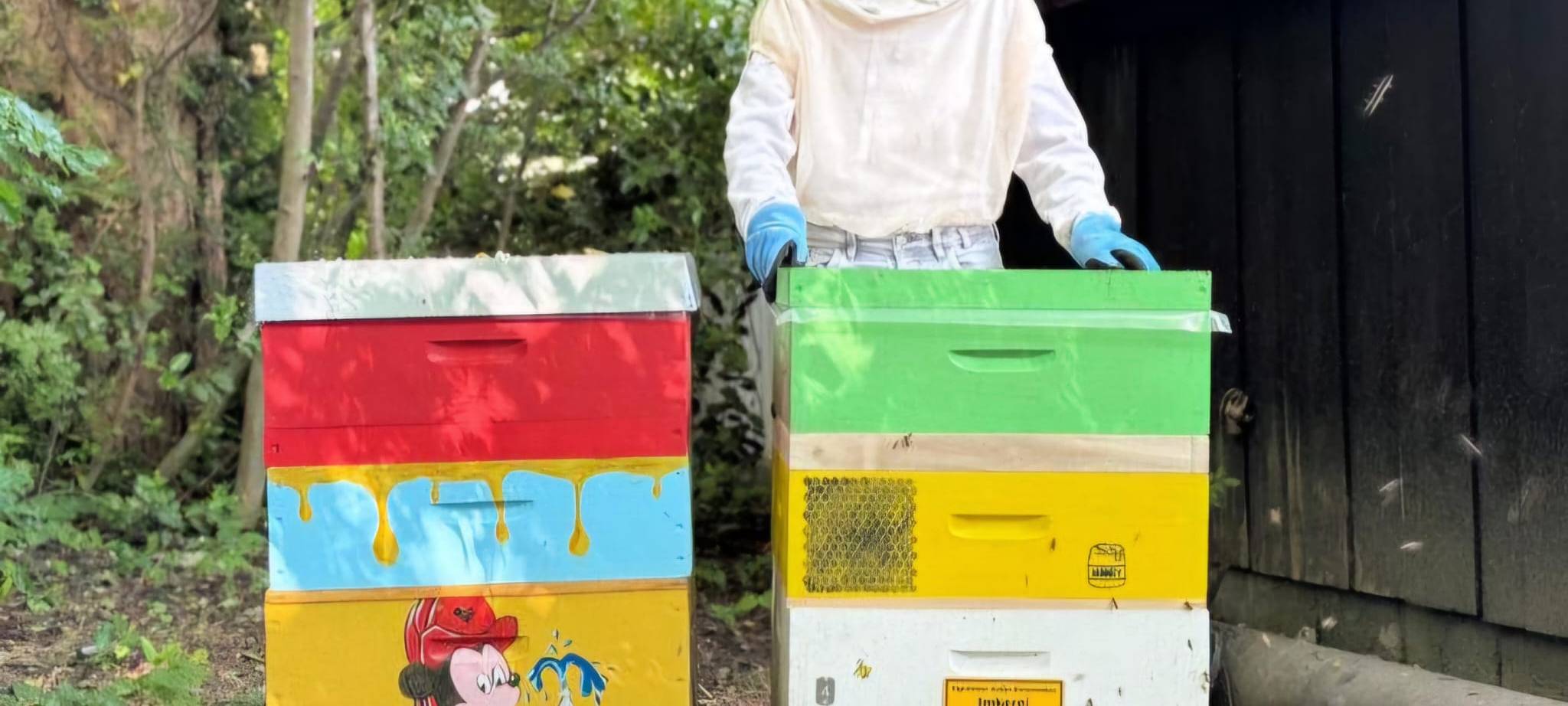 Luis (13) ist Solingens jüngster Imker