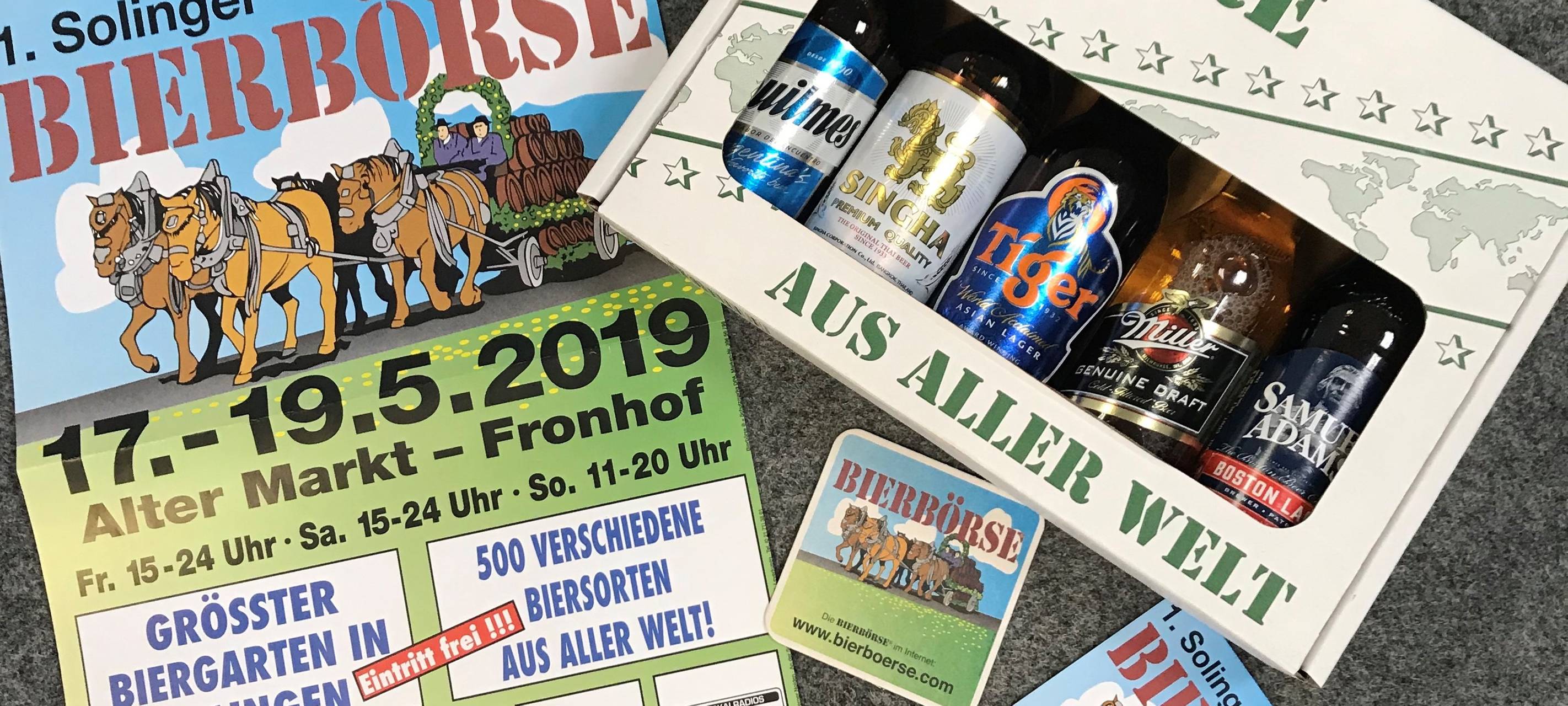 In Solingen startet heute die 1. Bierbörse