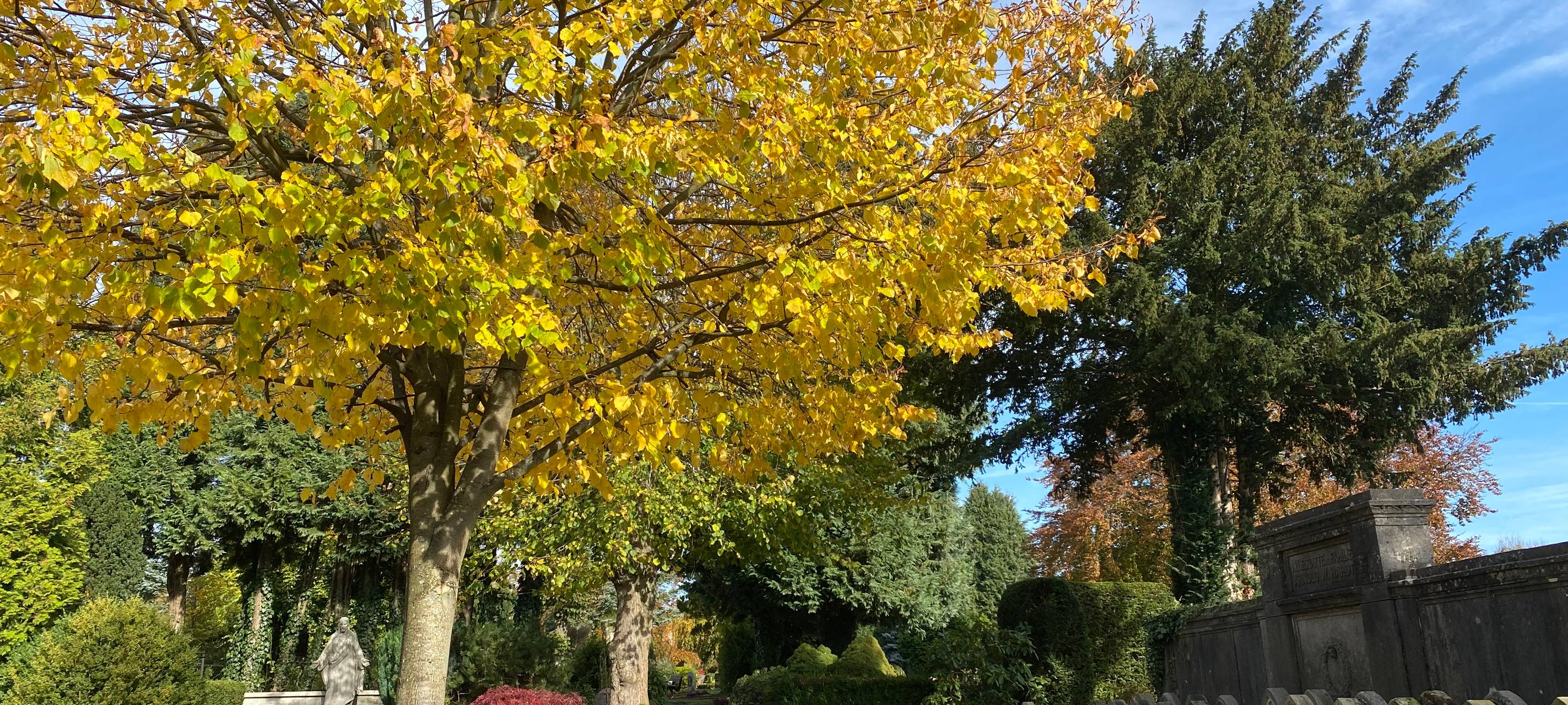 Friedhof Lennep im Herbst