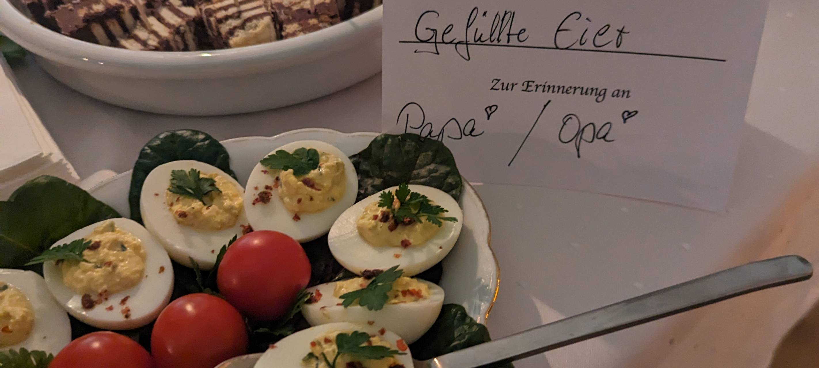 Mit dem Lieblingsessen an Verstorbene erinnern