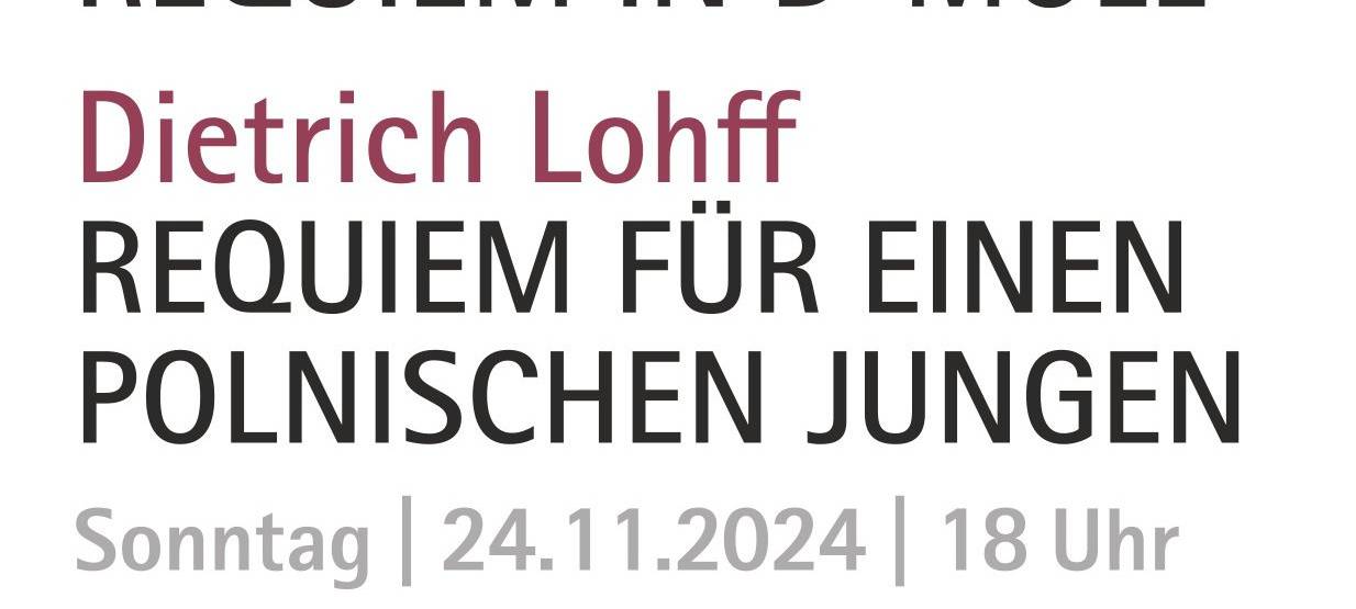 Mozart- und Lohff-Requiem