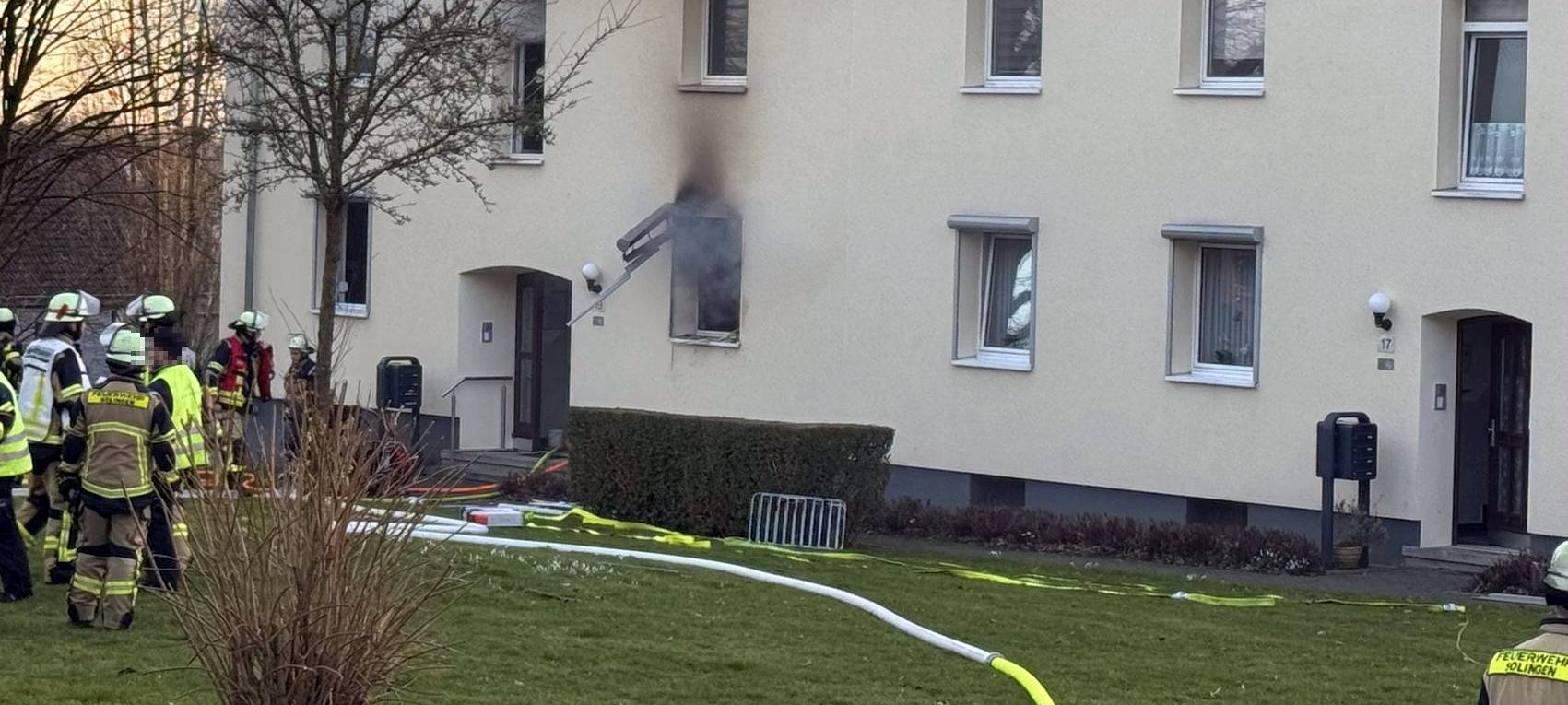 Explosion in Solinger Mehrfamilienhaus