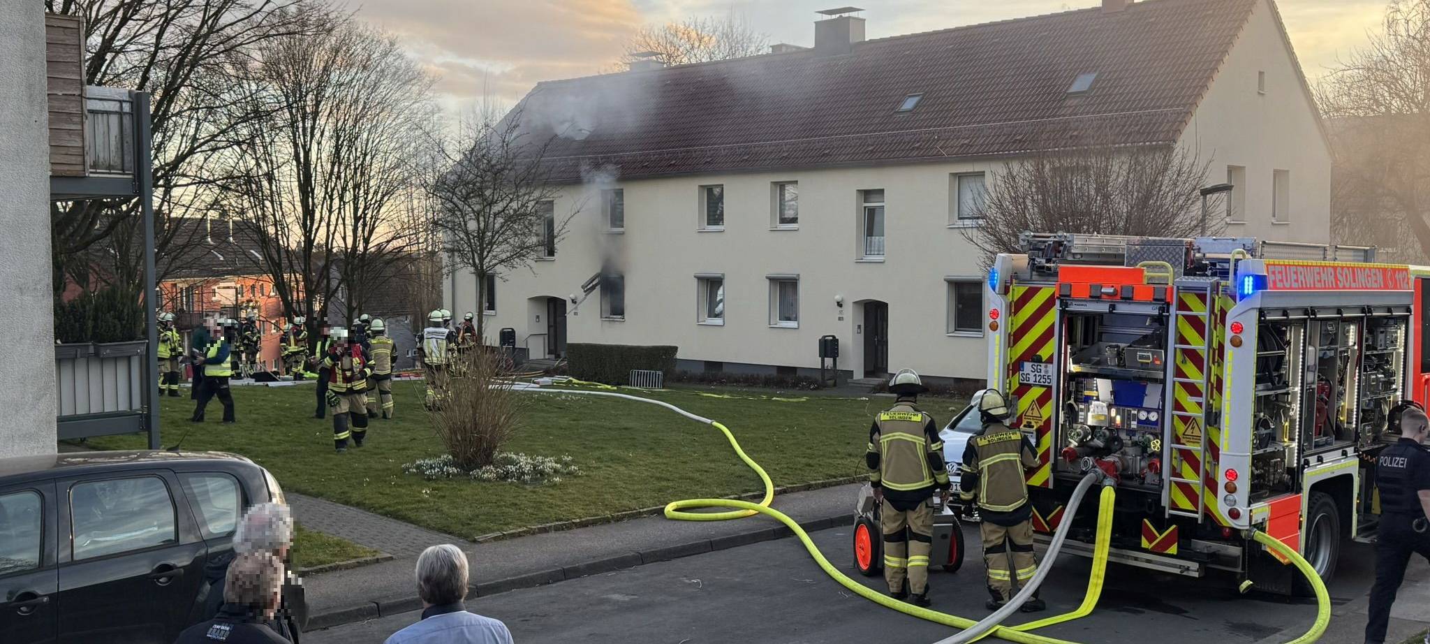 Explosion in Solinger Mehrfamilienhaus