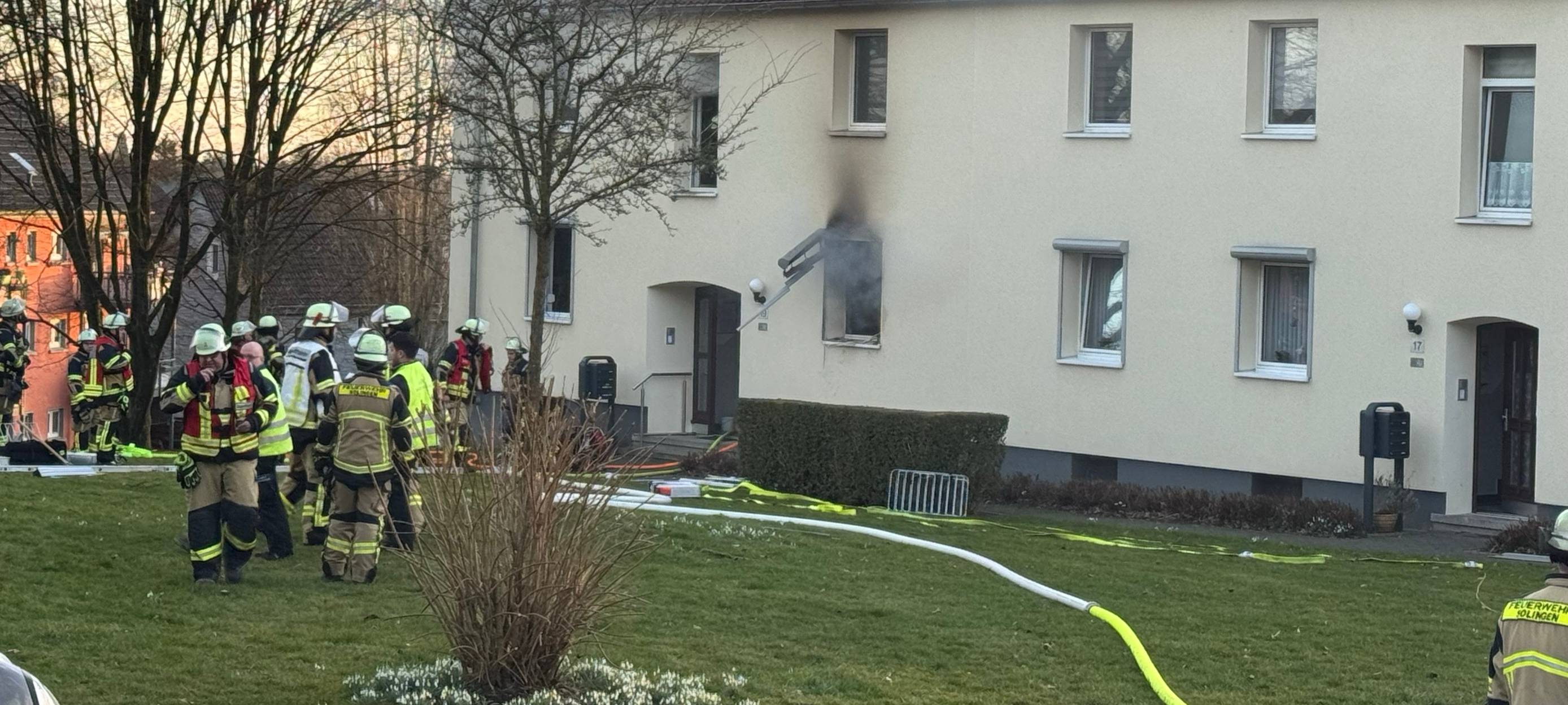 Explosion in Solinger Mehrfamilienhaus