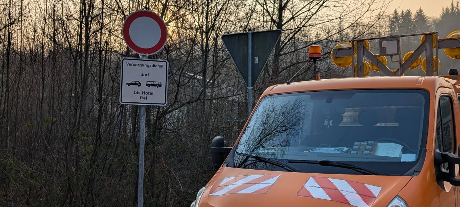 Durchfahrt Mebusmühle in Remscheid wieder frei