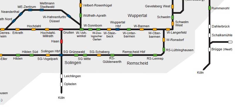Die Bahnhöfe in Remscheid und Solingen sind zu schmutzig
